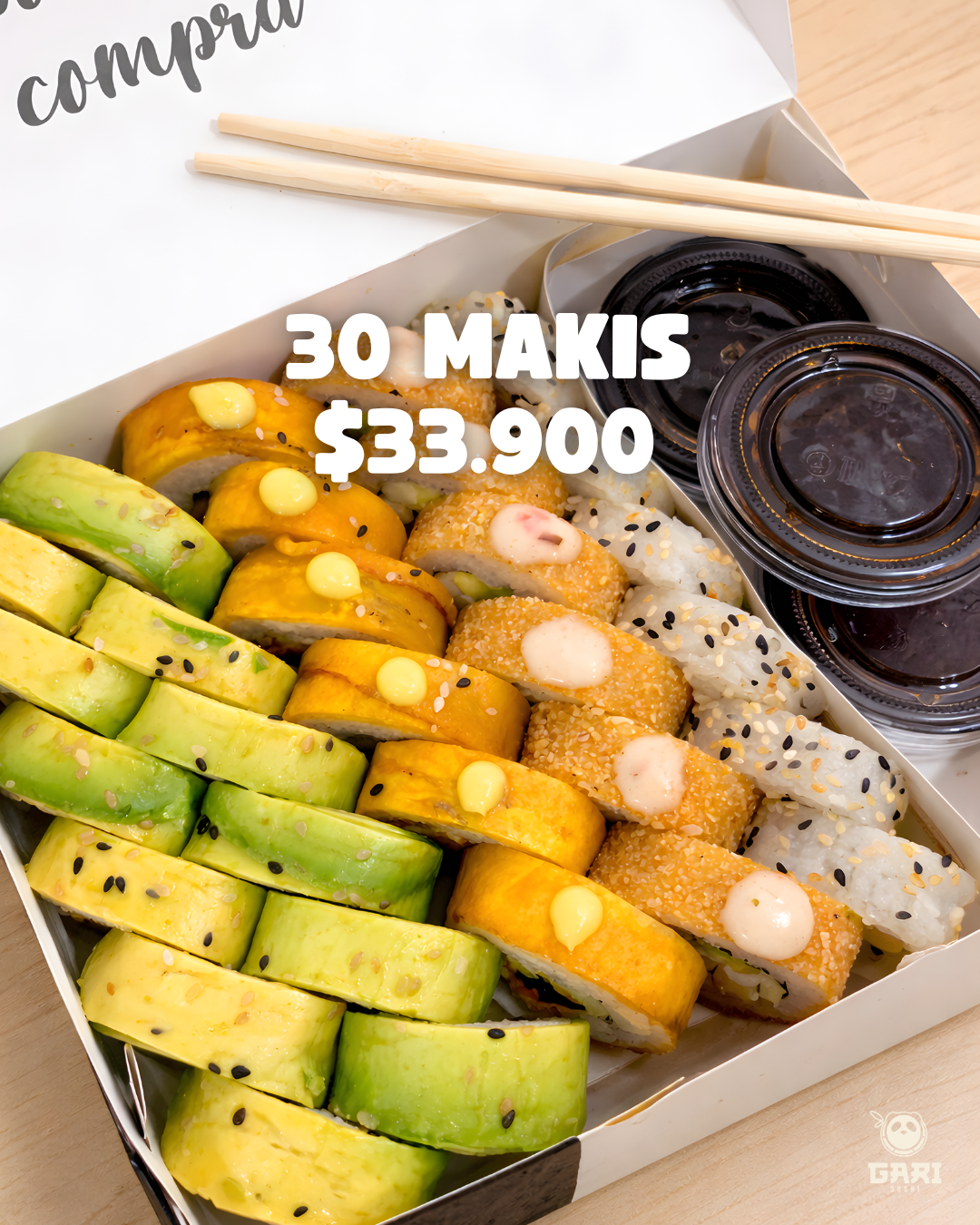 GARI SUSHI Facebook ad: Chatea con nosotros