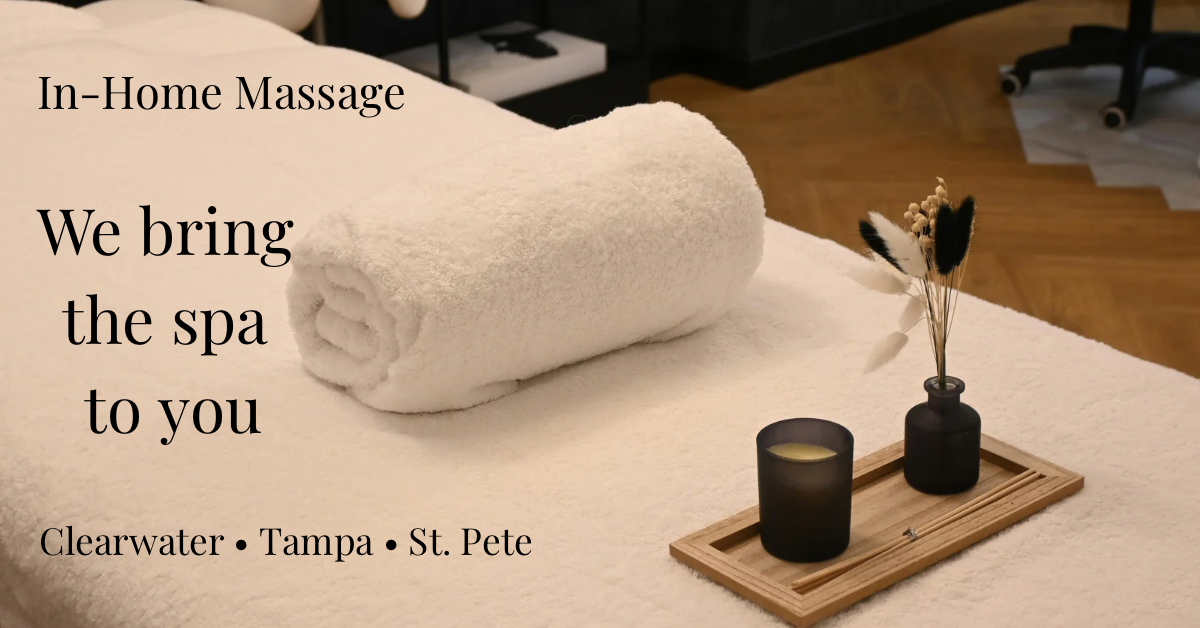 Mobile Massage by Stephanie Facebook ad: Luxury In-Home Massage Experience