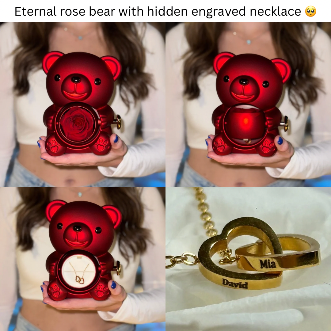 Sparkly Roses Facebook ad: A Bear With a Twist - Literally