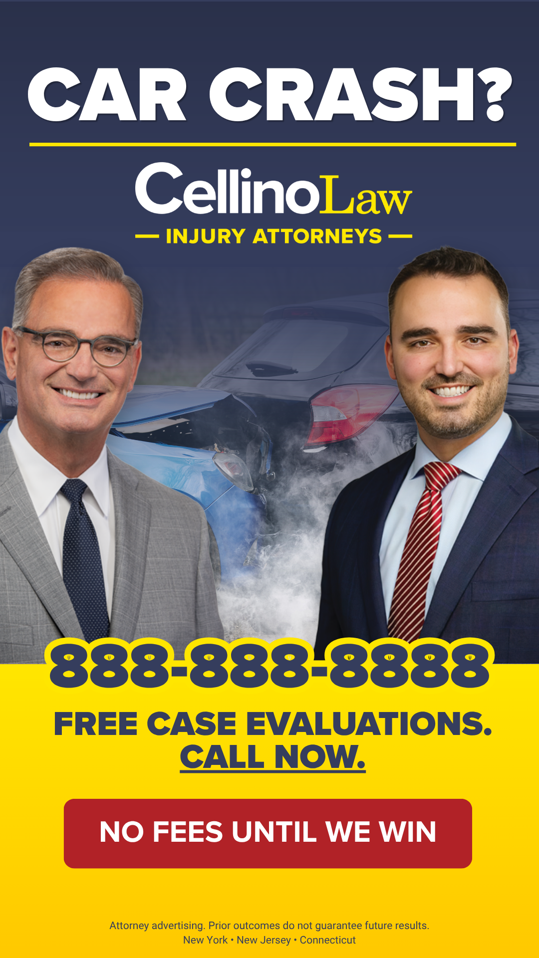 Cellino Law Injury Attorneys Facebook ad