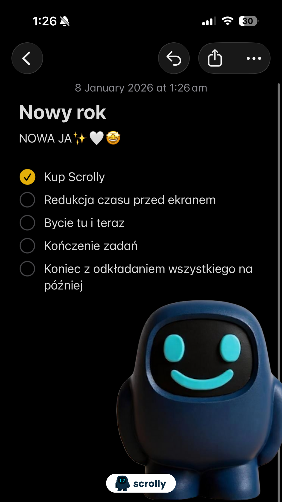 Scrolly Facebook ad