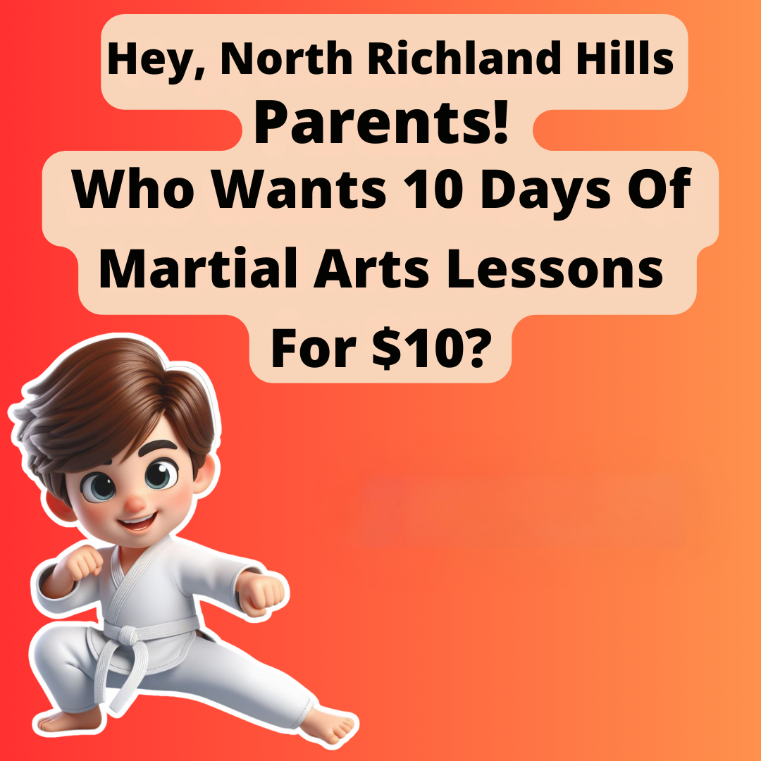 TKD Armor Academy Facebook ad: Want a 10-Day, Kids Martial Arts Class Pass For $10?