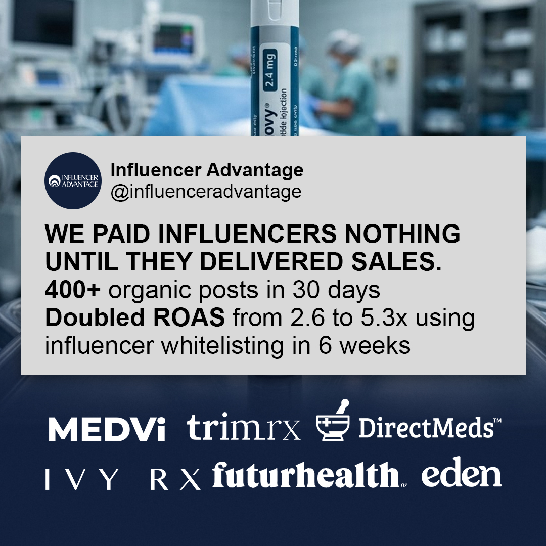Influencer Advantage Facebook ad