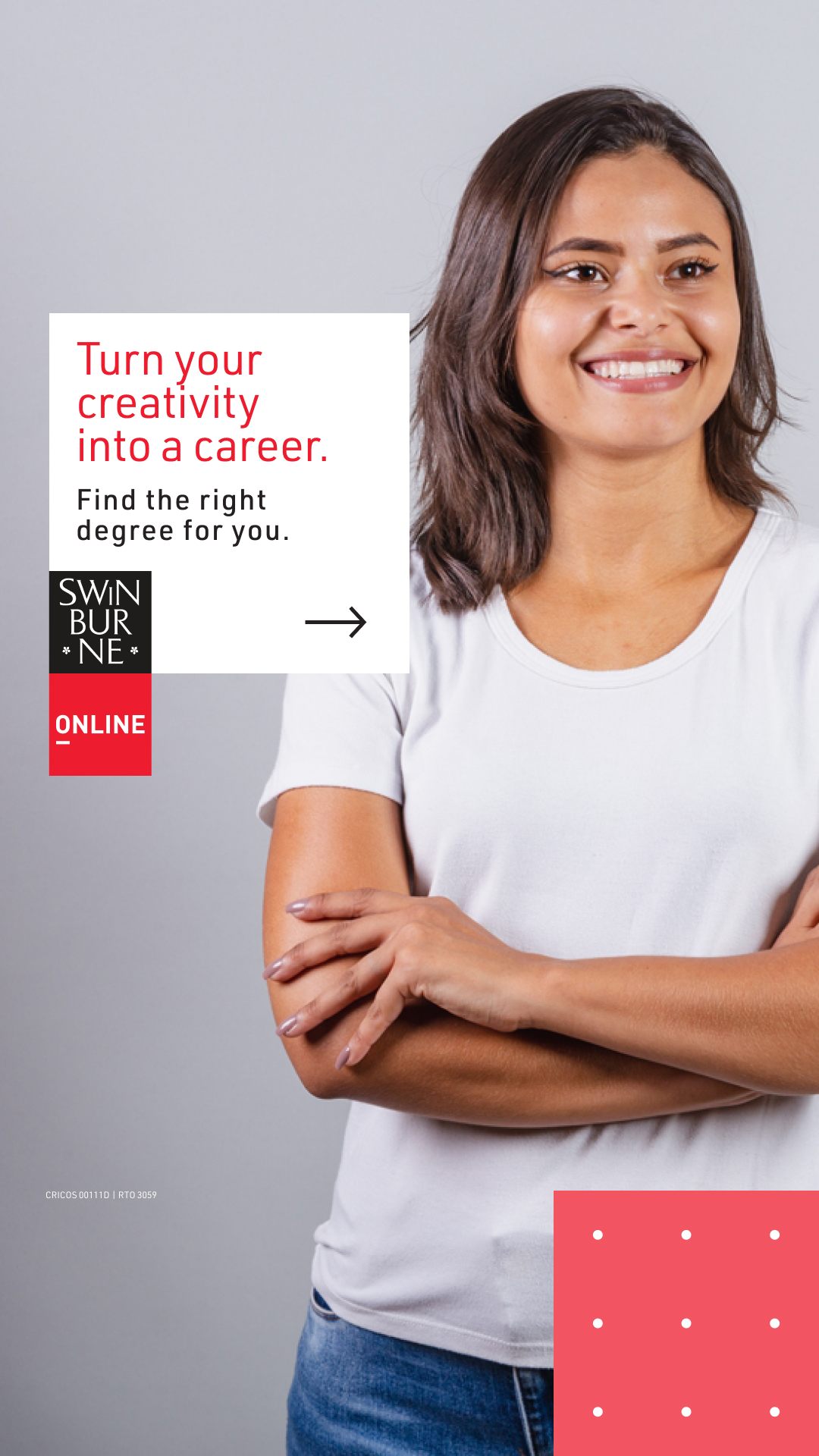 Swinburne Online Facebook ad