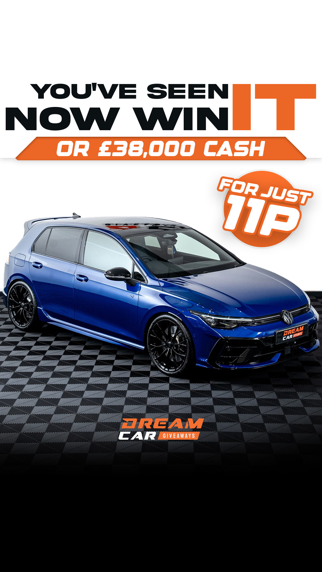 Dream Car Giveaways Facebook ad