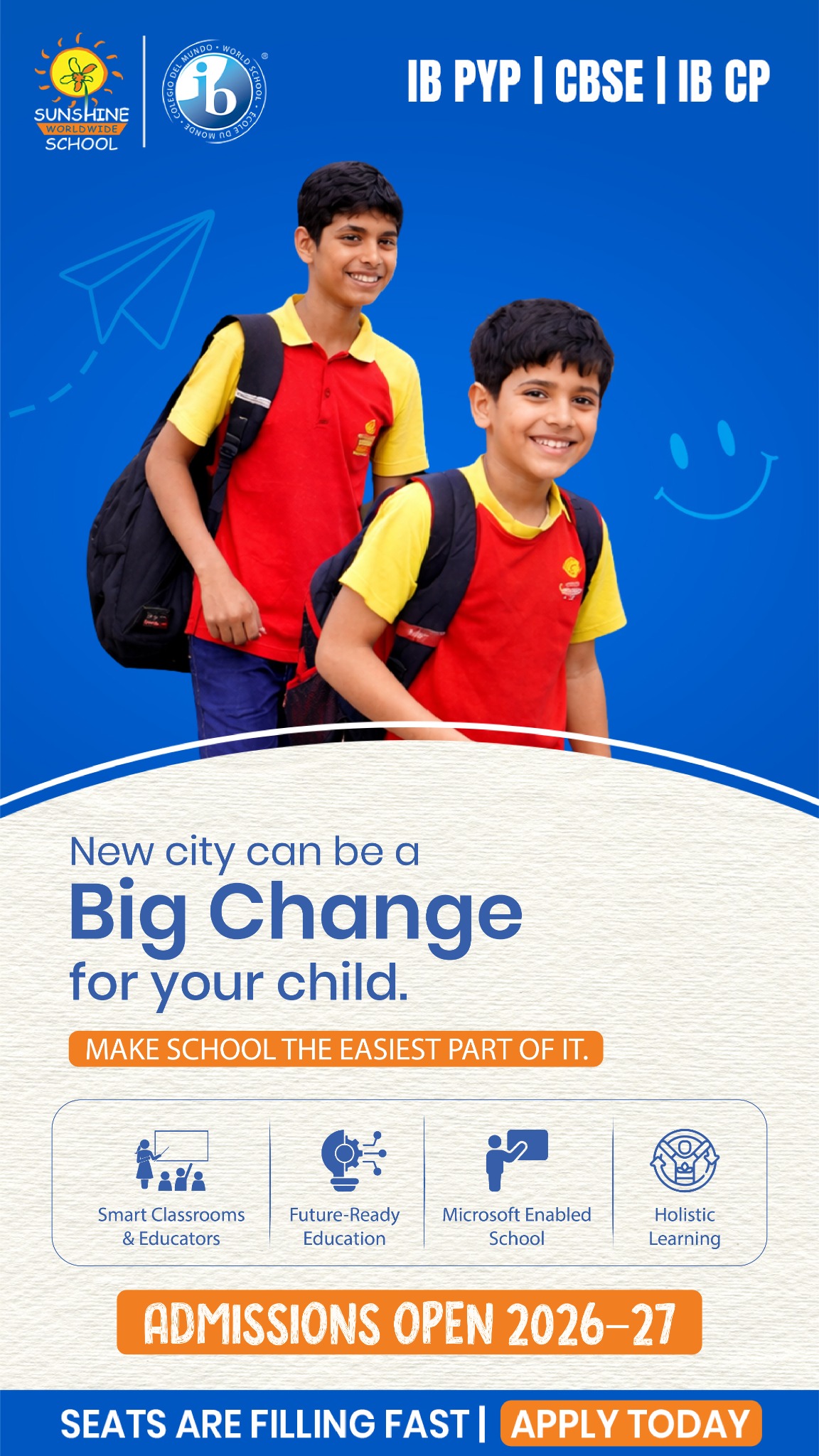 Sunshine Worldwide School Facebook ad