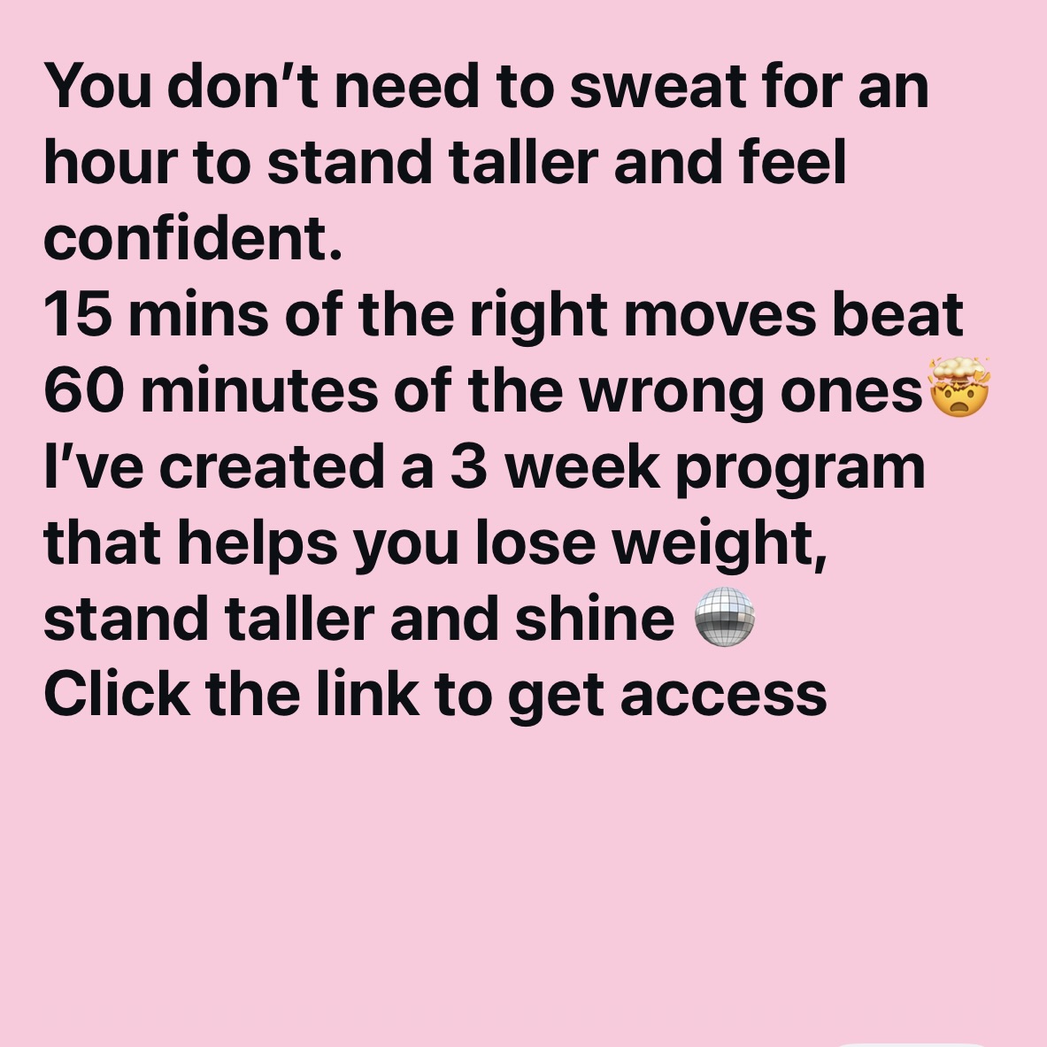 mslaurenjoye Facebook ad: Stop spending hours at the gym trying to…
