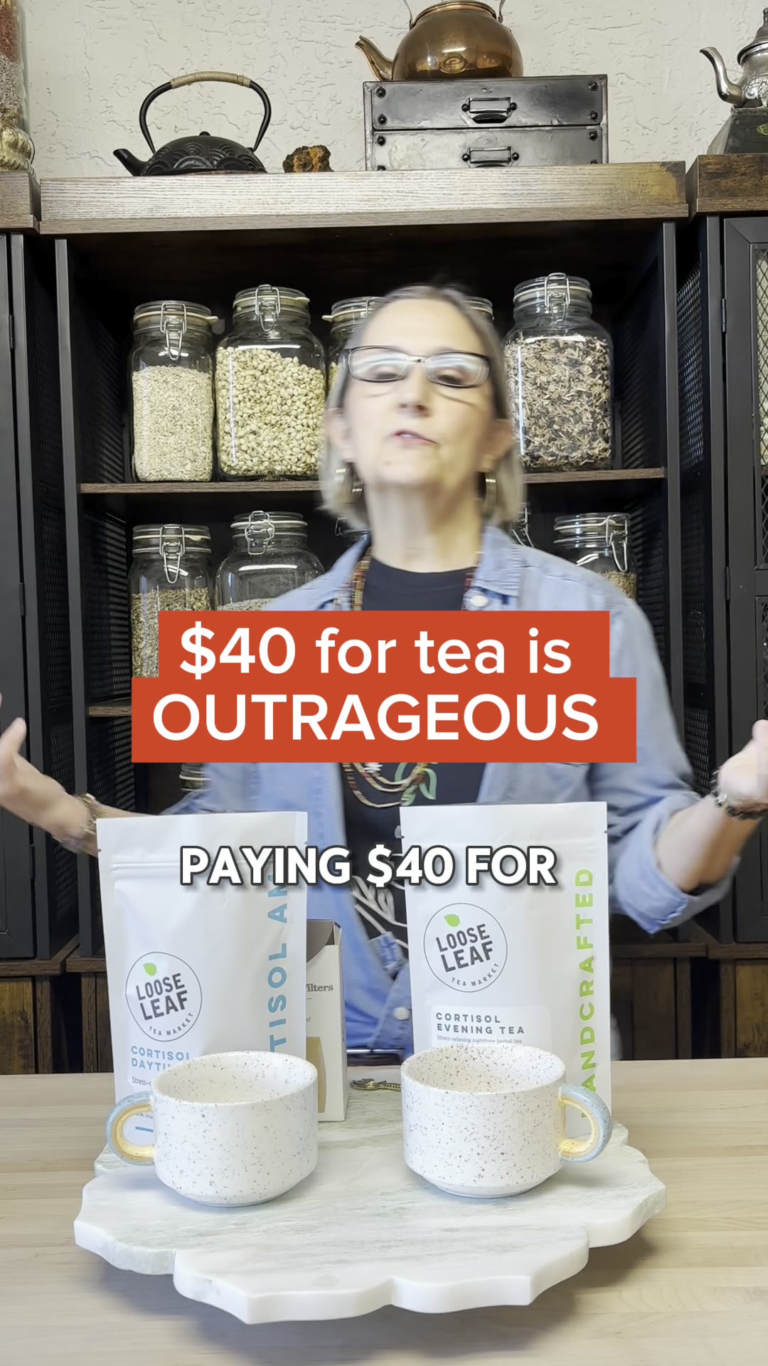 Loose Leaf Tea Market Facebook ad: Worth Every Cup