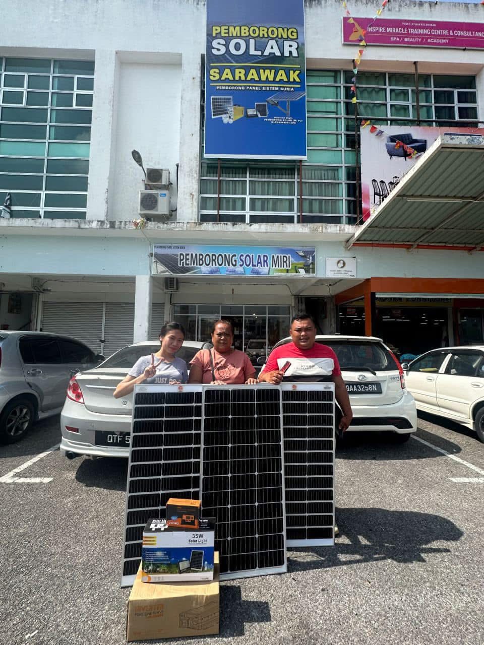 Pemborong Solar Sarawak Facebook ad: WUU WOW WARGA MIRI SARAWAK PEMBORONG SOLAR SARAWAK…
