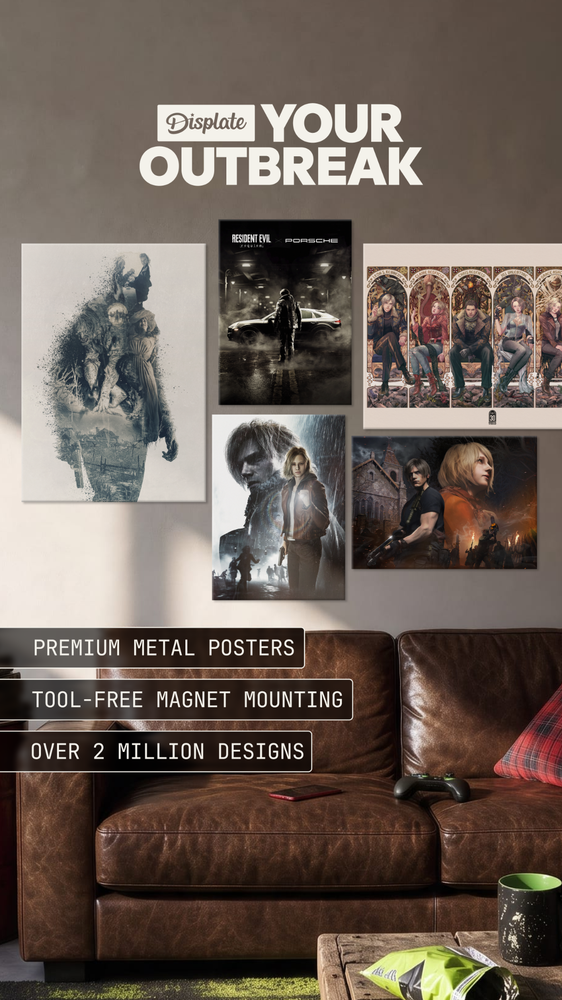 Displate Facebook ad