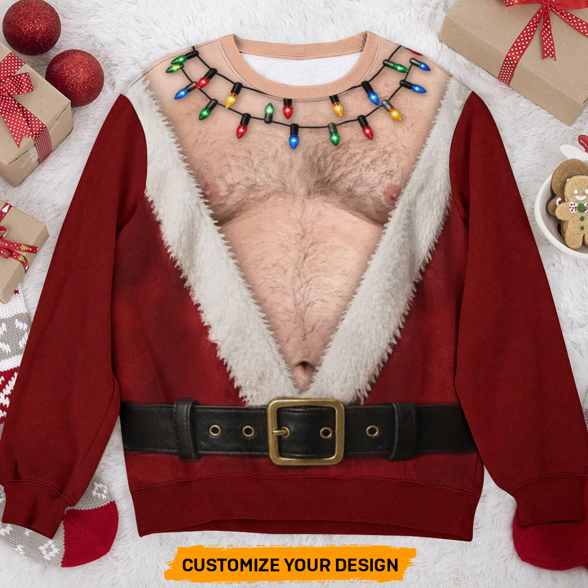 Joymade Facebook ad: Gift For Husband - Santa Abs On Full Display Today…