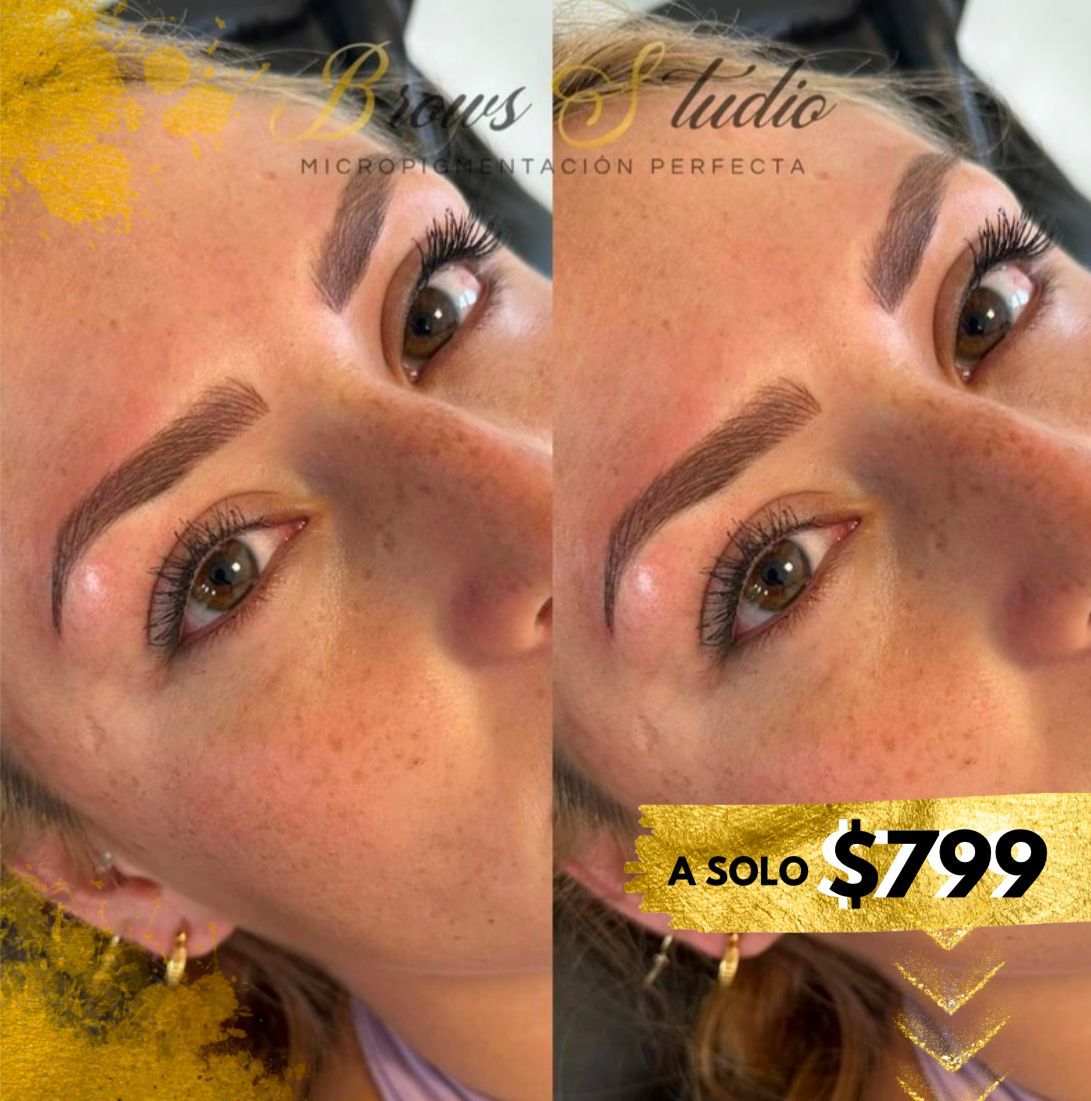 Brows Studio Nezahualcóyotl Facebook ad: DILE ADIOS AL MAQUILLAJE!