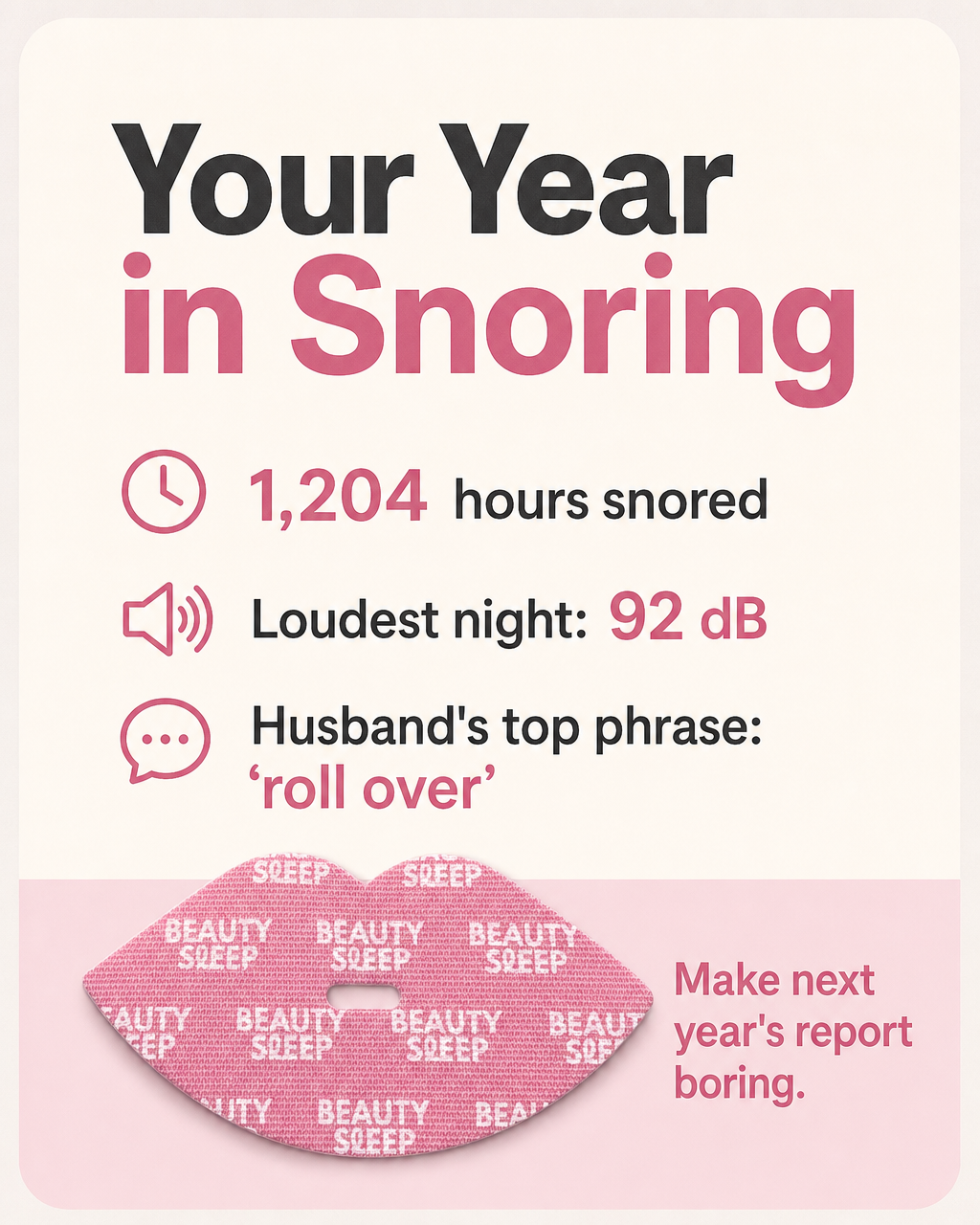 Beauty Sleep Facebook ad