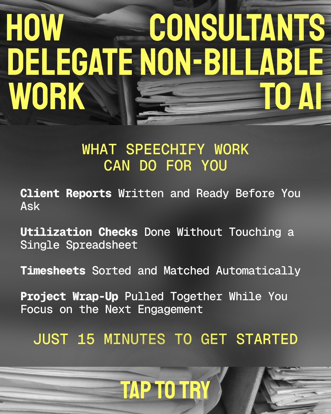 Speechify Work Facebook ad