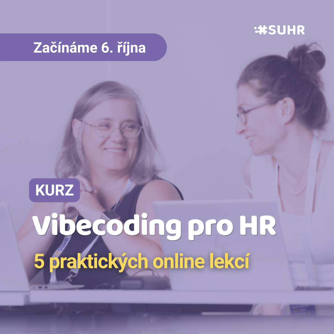 SUHR - vše kolem HR. Facebook ad: Kurz Vibecoding pro HR