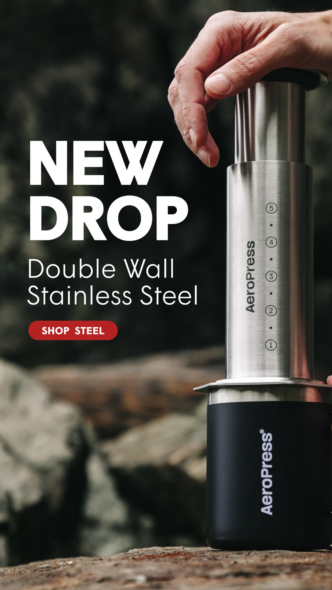 AeroPress Facebook ad