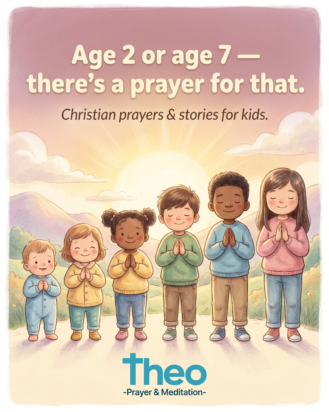 Theo: Prayer & Meditation Facebook ad