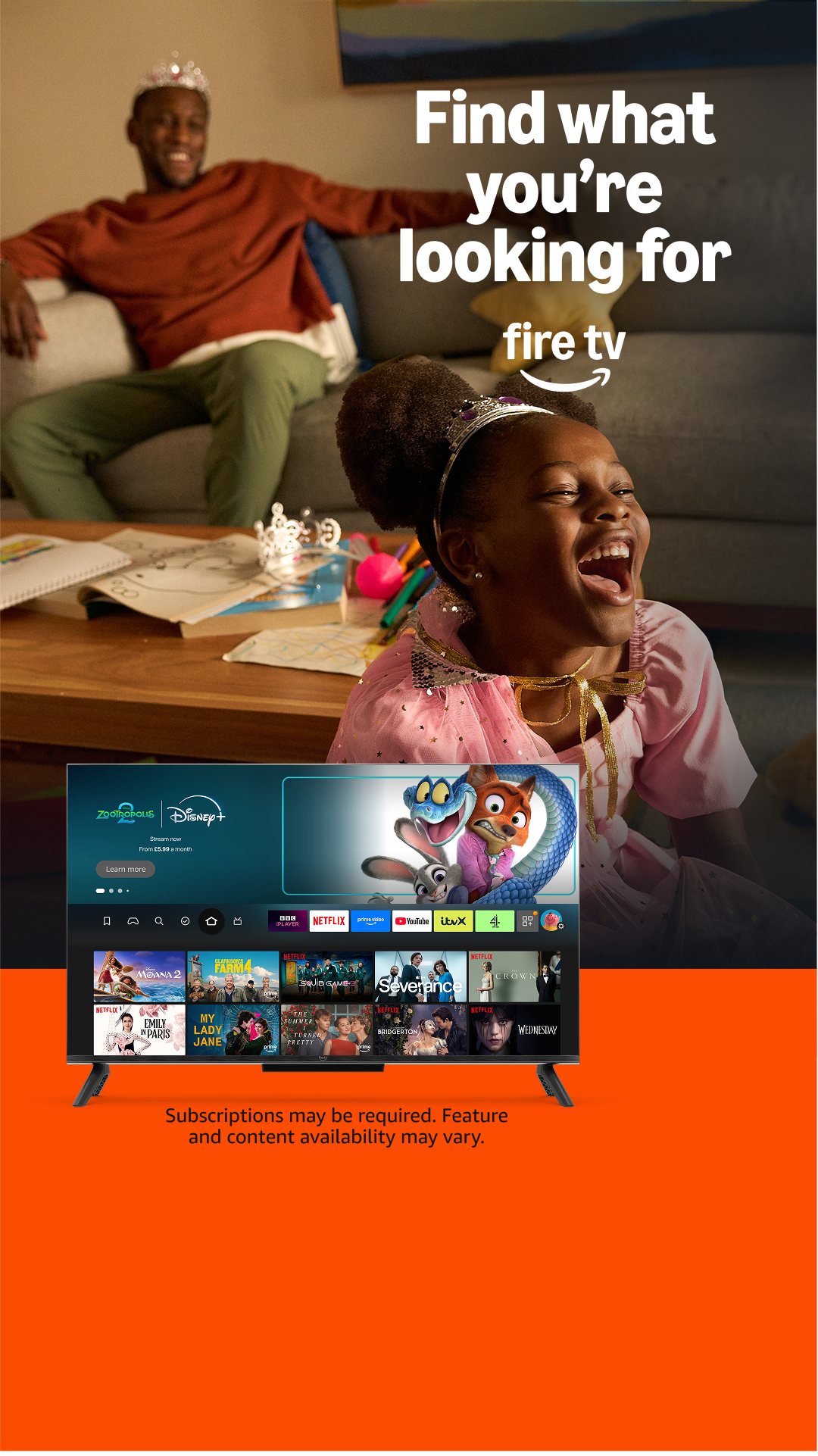 Amazon Fire TV Facebook ad from Apr 1, 2026