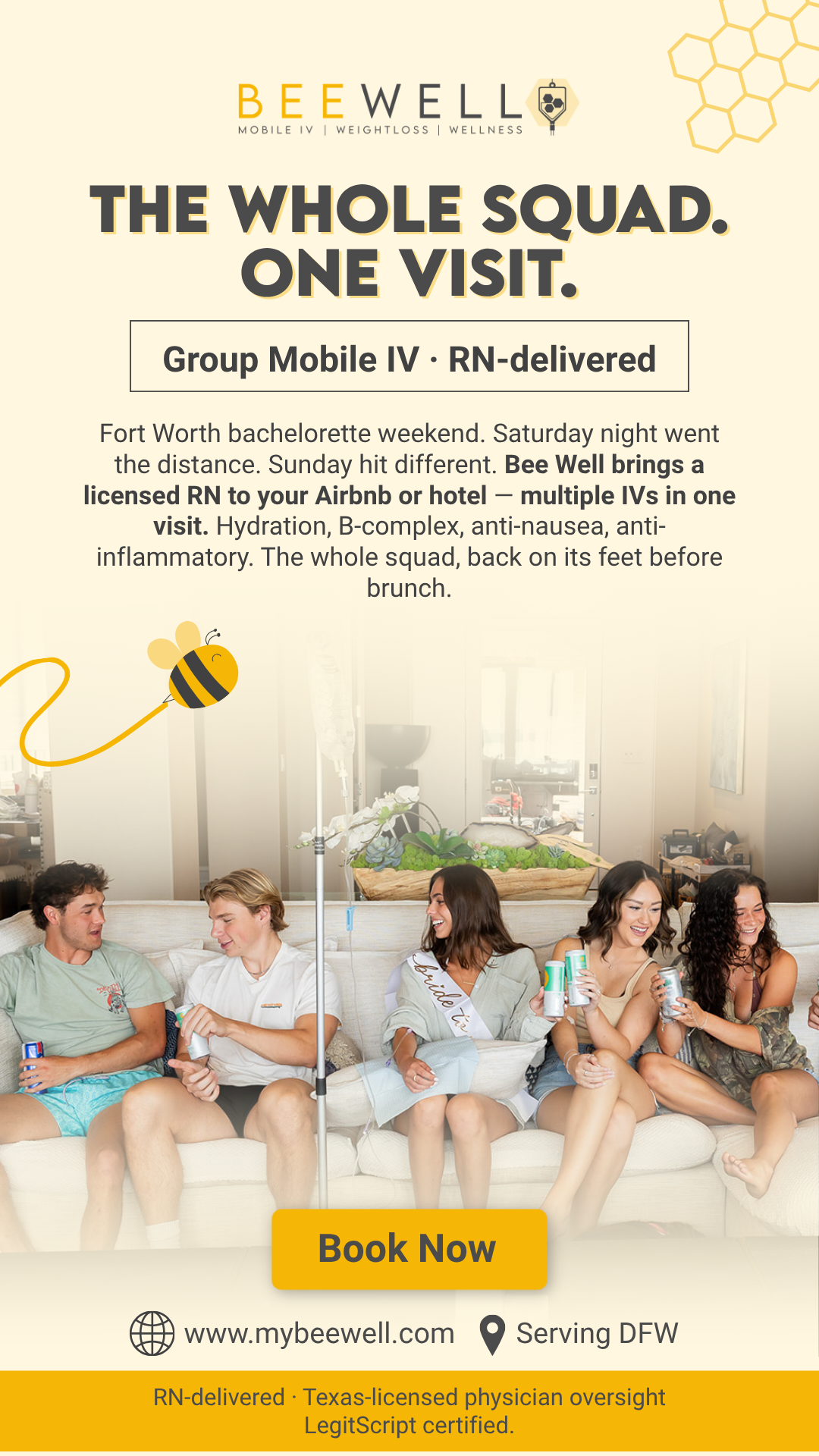 Bee Well Facebook ad from Jun 13, 2026