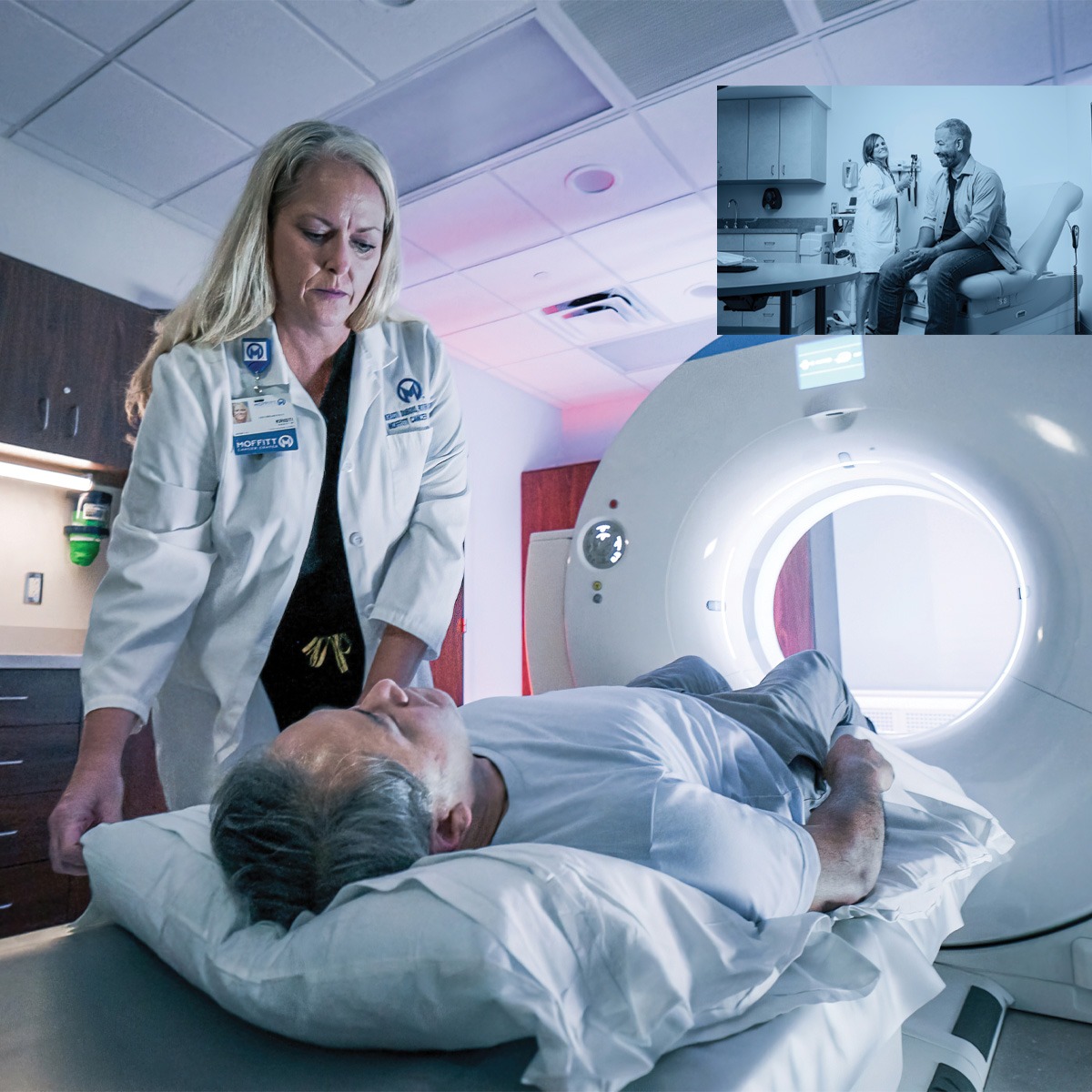 Moffitt Cancer Center Facebook ad: Pioneering Science That's Saving Lives.