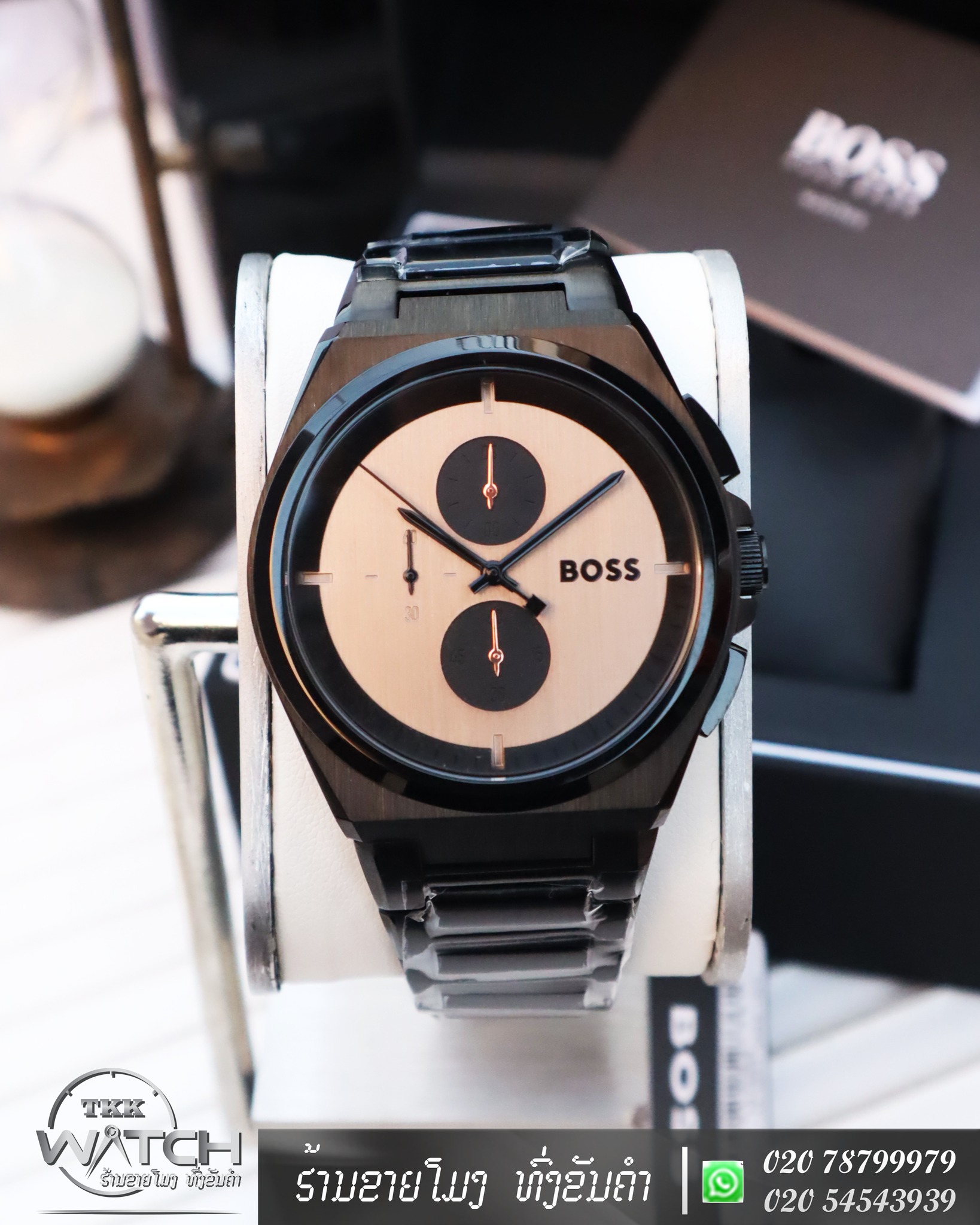 ຮ້ານຂາຍໂມງ ທົ່ງຂັນຄຳ TKK-Watches Facebook ad: ສຳພັດມິຕິໃໝ່. BOSS & TOMMY ຂອງແທ້ ຕ້ອງທີ່ນີ້.