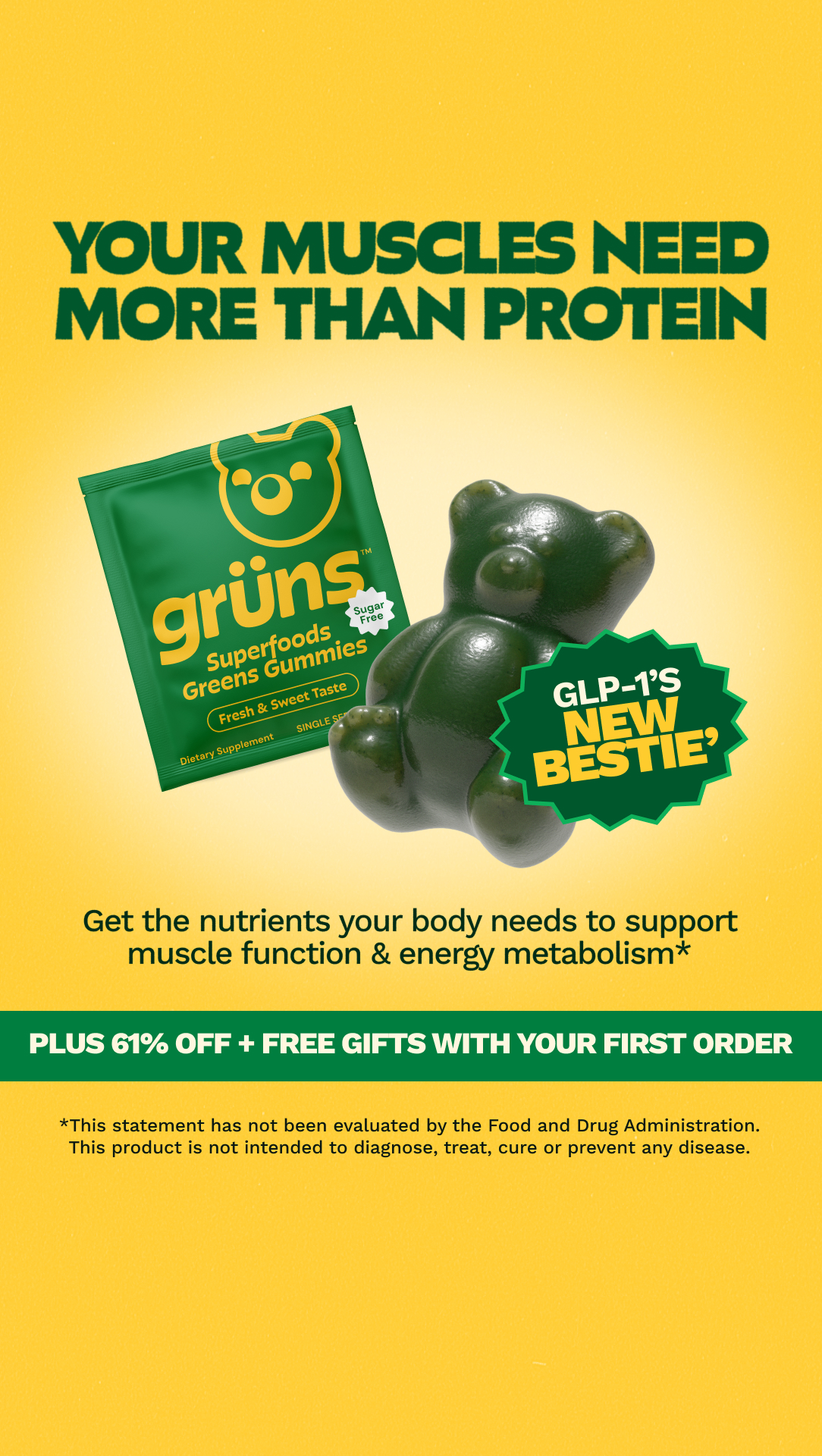 Grüns Facebook ad