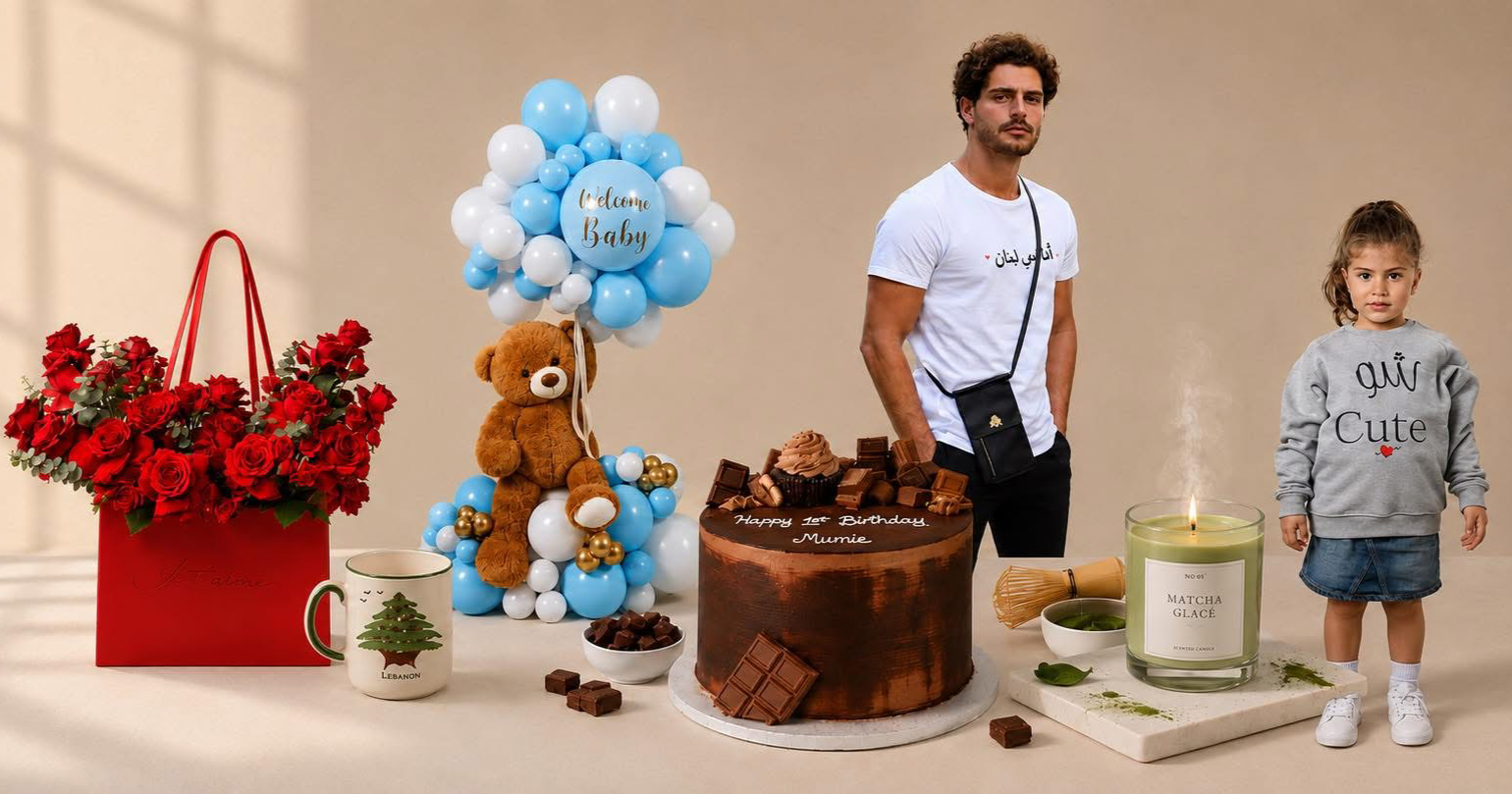 Idole Lebanon Facebook ad: Luxury gifting from Lebanon