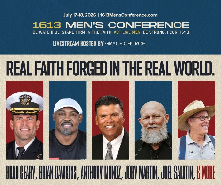 Grace Camby Men's Ministry Facebook ad: 1613 Men’s Conference Simulcast @ Grace