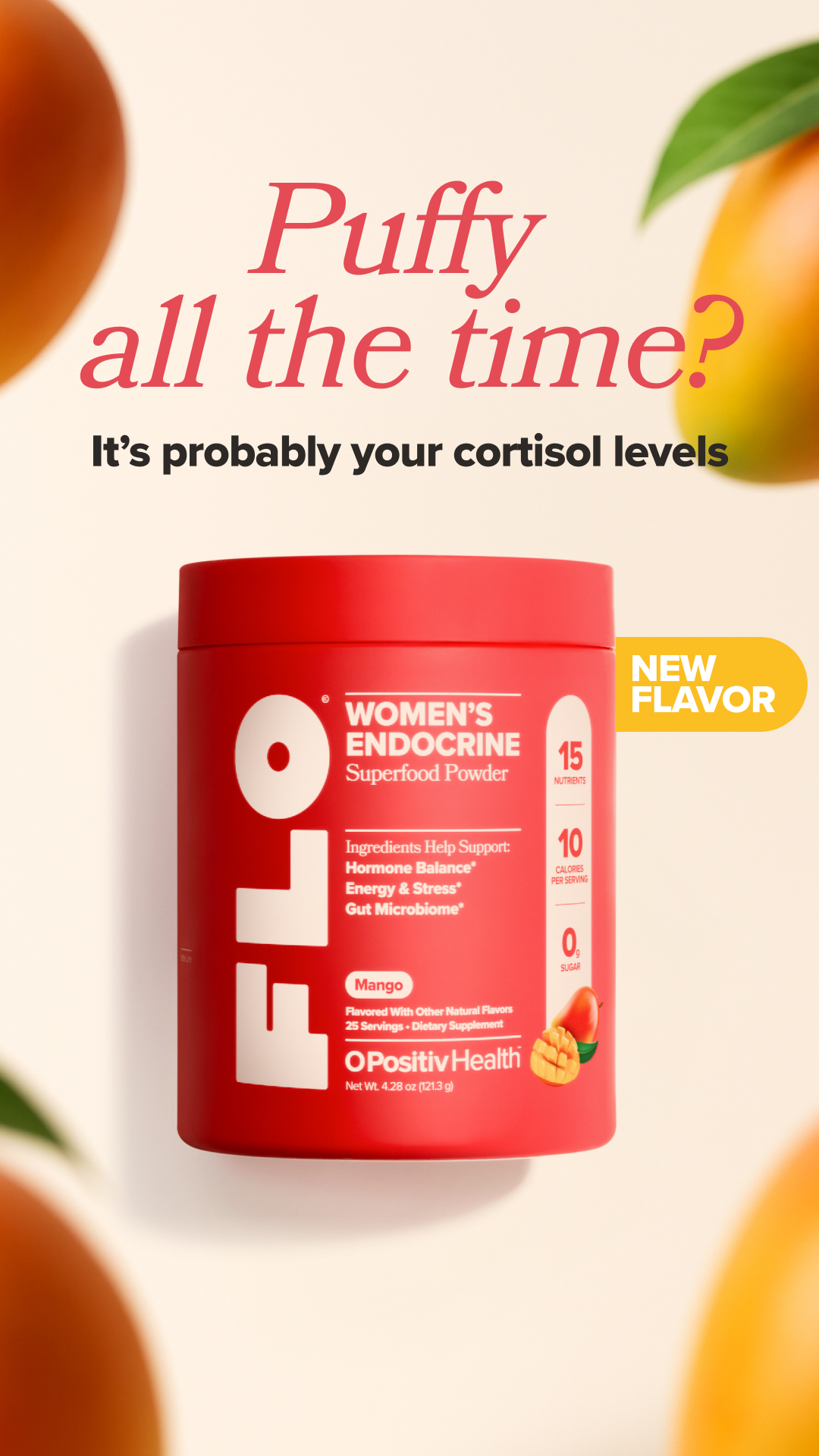 O Positiv Women's Health Facebook ad