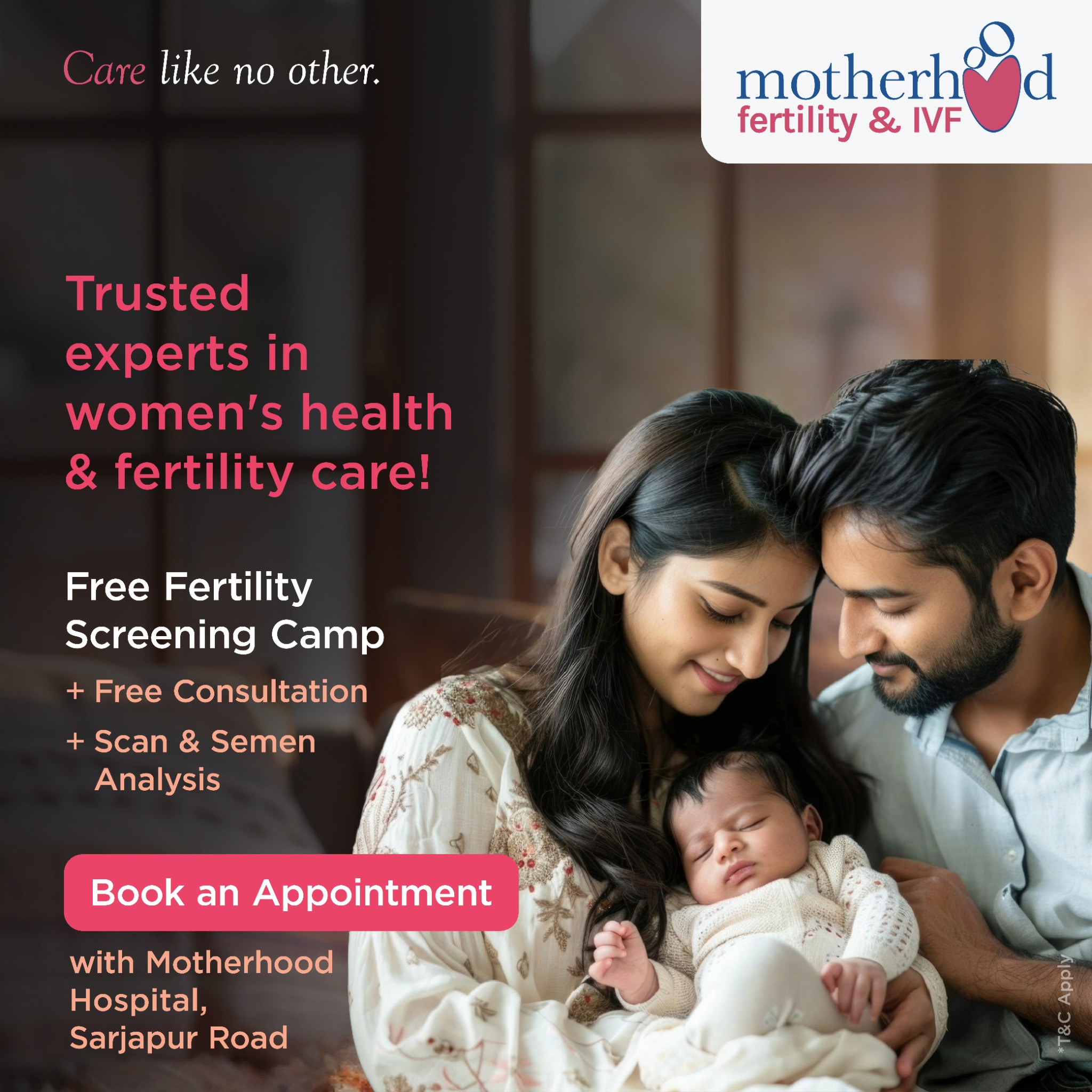 Motherhood Fertility & IVF Facebook ad