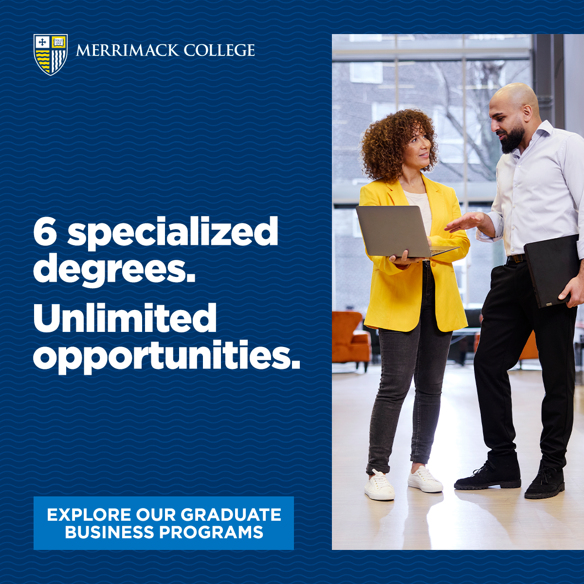 Merrimack College Facebook ad