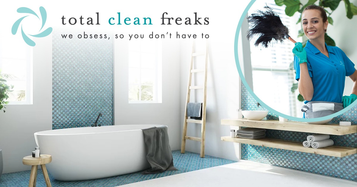 Total Clean Freaks Facebook ad: Deep Cleans $100 Off w/ Recurring Agreement