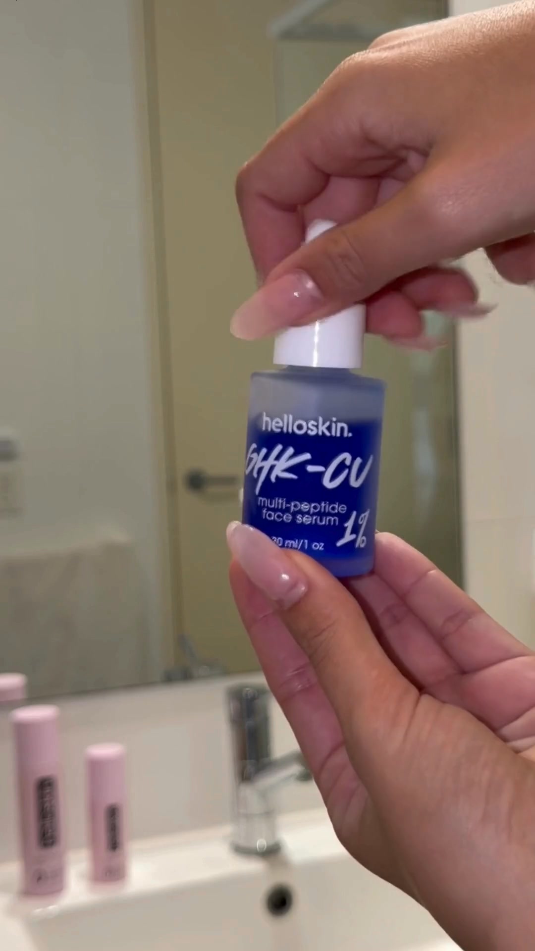 Helloskin Facebook ad: Rated #1 Australian-Made GHK-CU Serum