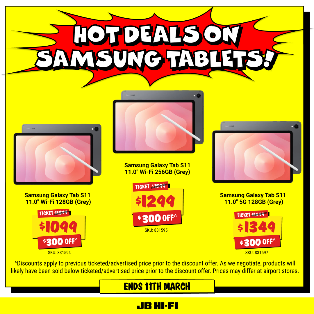 JB Hi-Fi Facebook ad