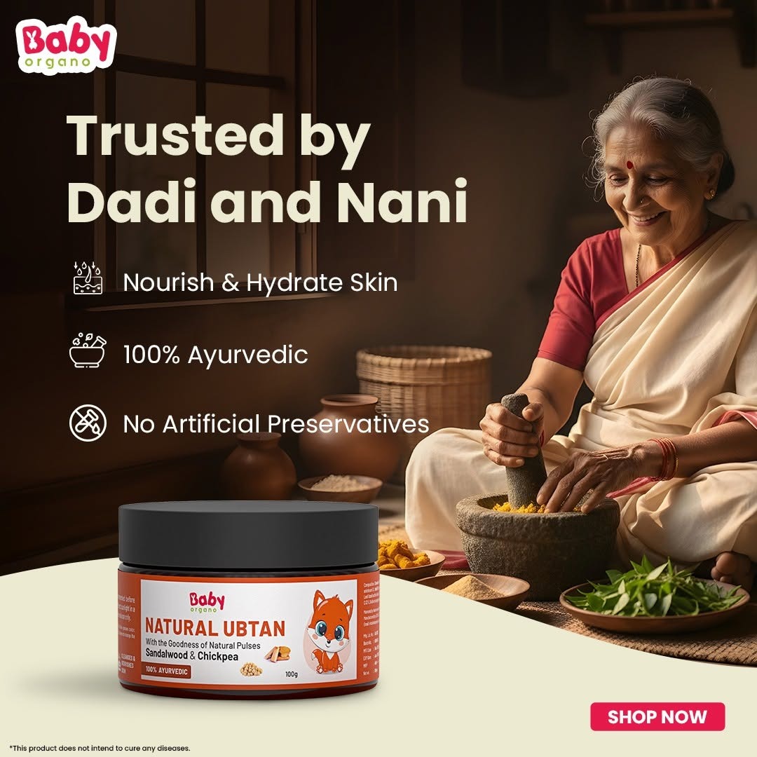 BabyOrgano Authentic Ayurvedic Health & Wellness Products for kids Facebook ad