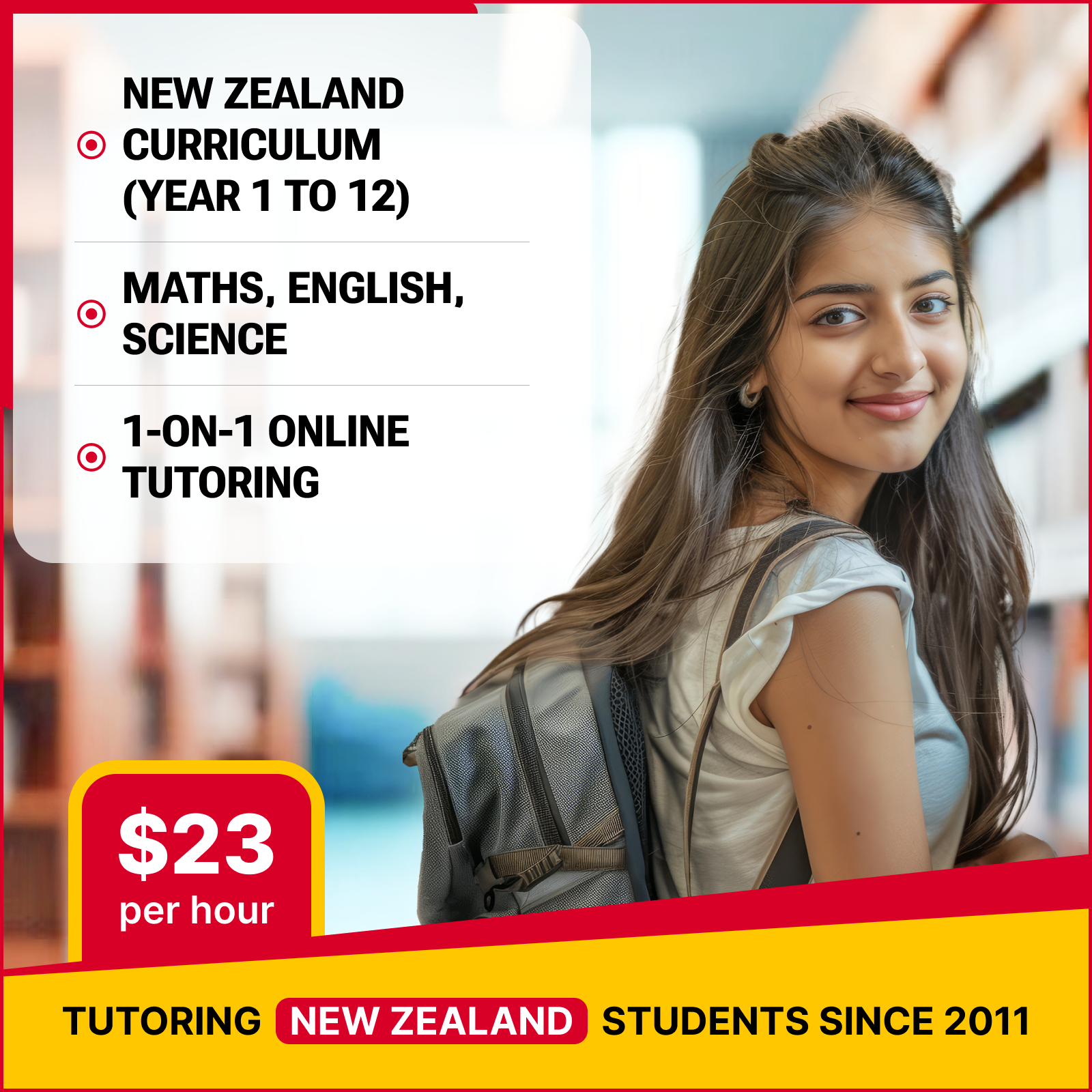 Jaya's Academy Facebook ad