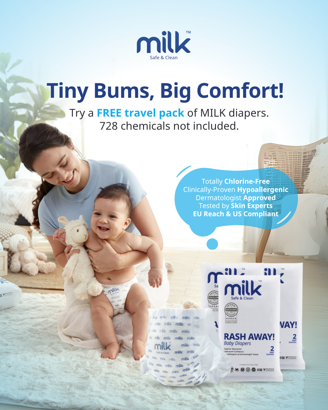 The MILK Inc Singapore Facebook ad