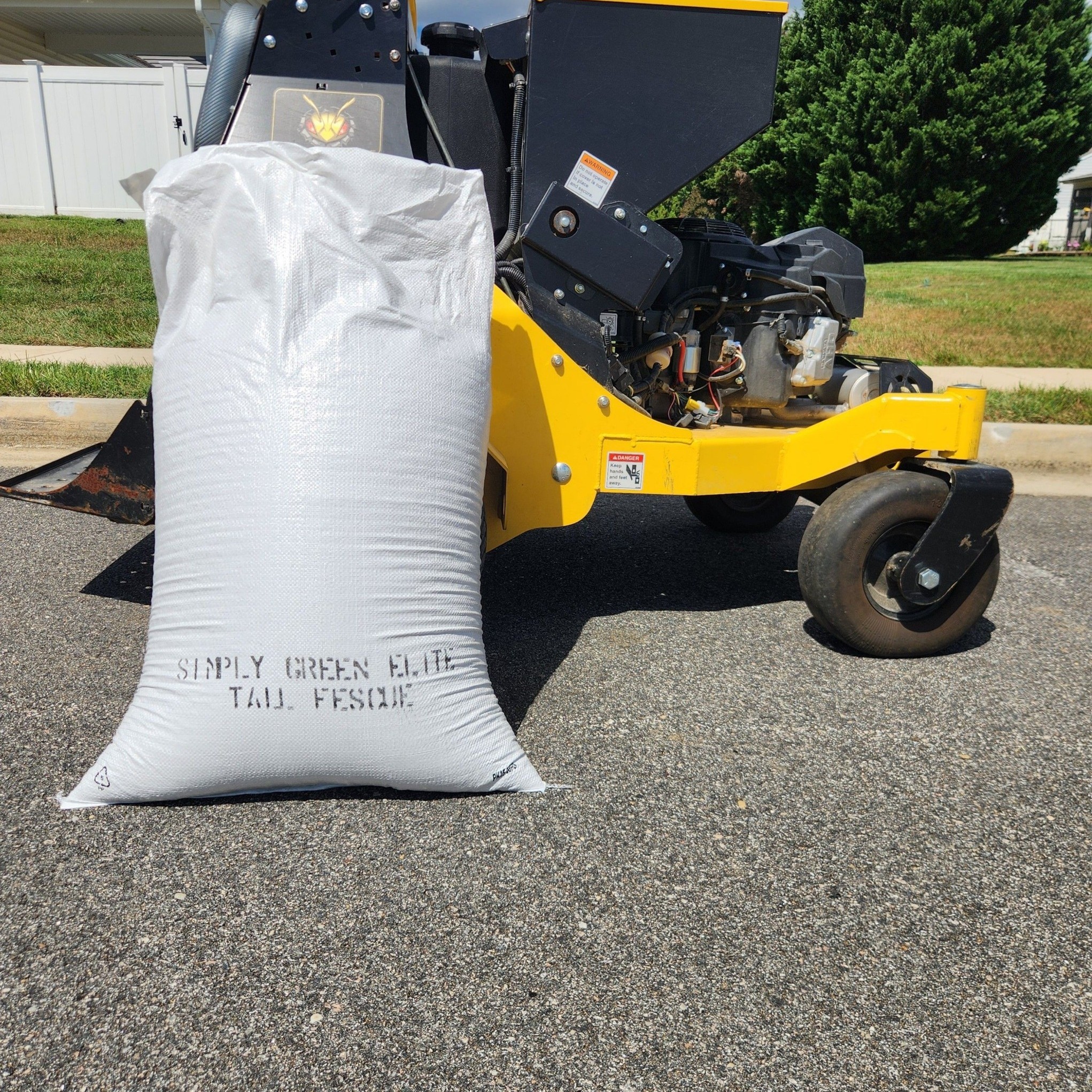 Simply Green Turf Care Facebook ad: May look like a plain bag.