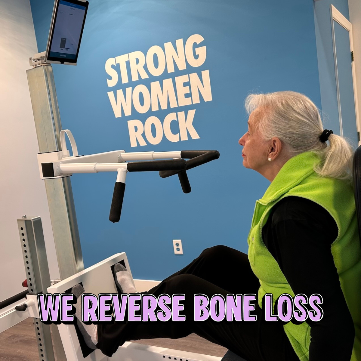 Strong Women Rock Facebook ad: We Reverse Bone Loss