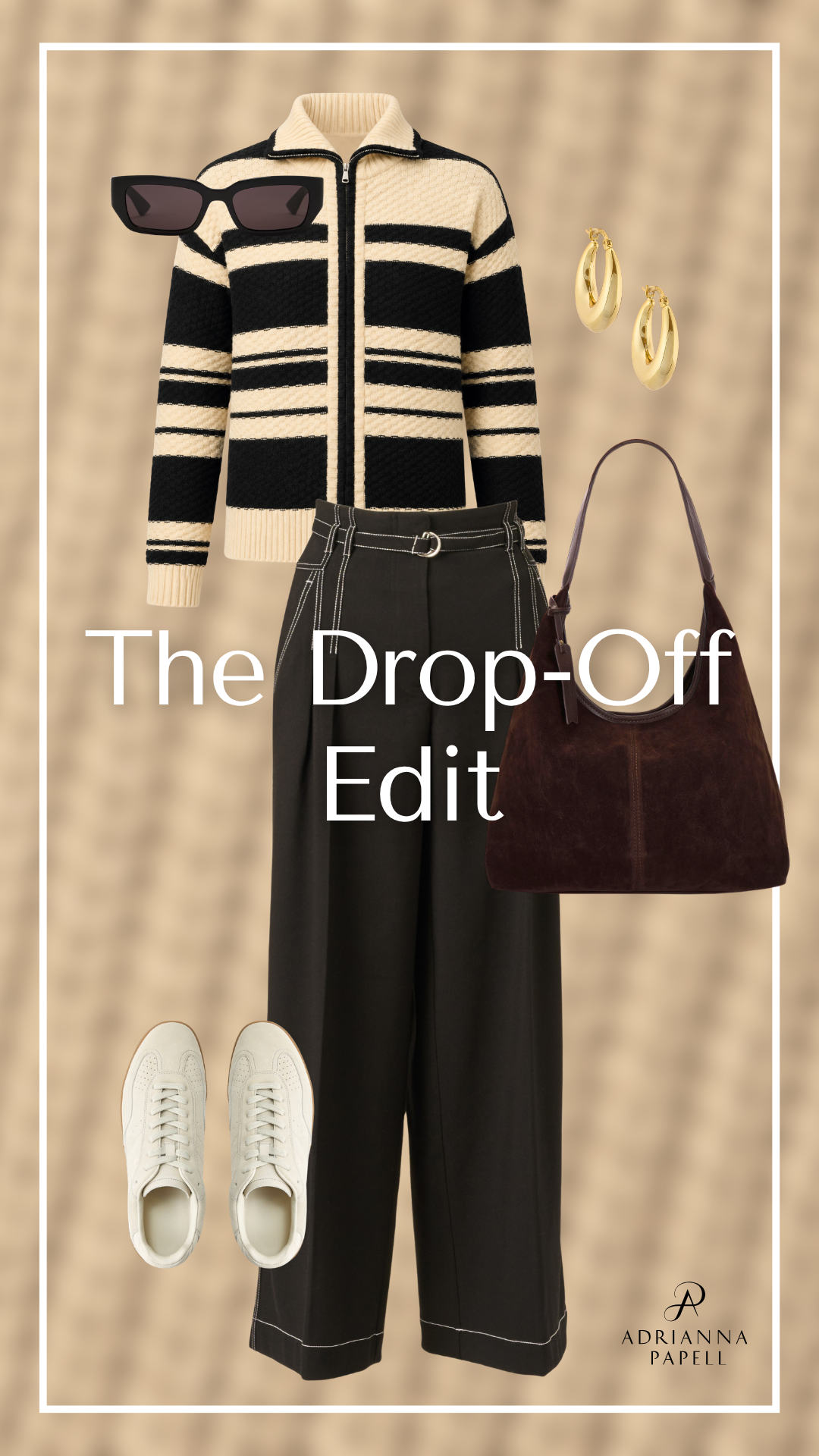 Adrianna Papell Facebook ad: Cute looks for the carpool line.