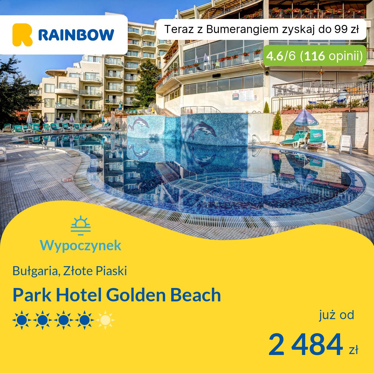 Rainbow Facebook ad