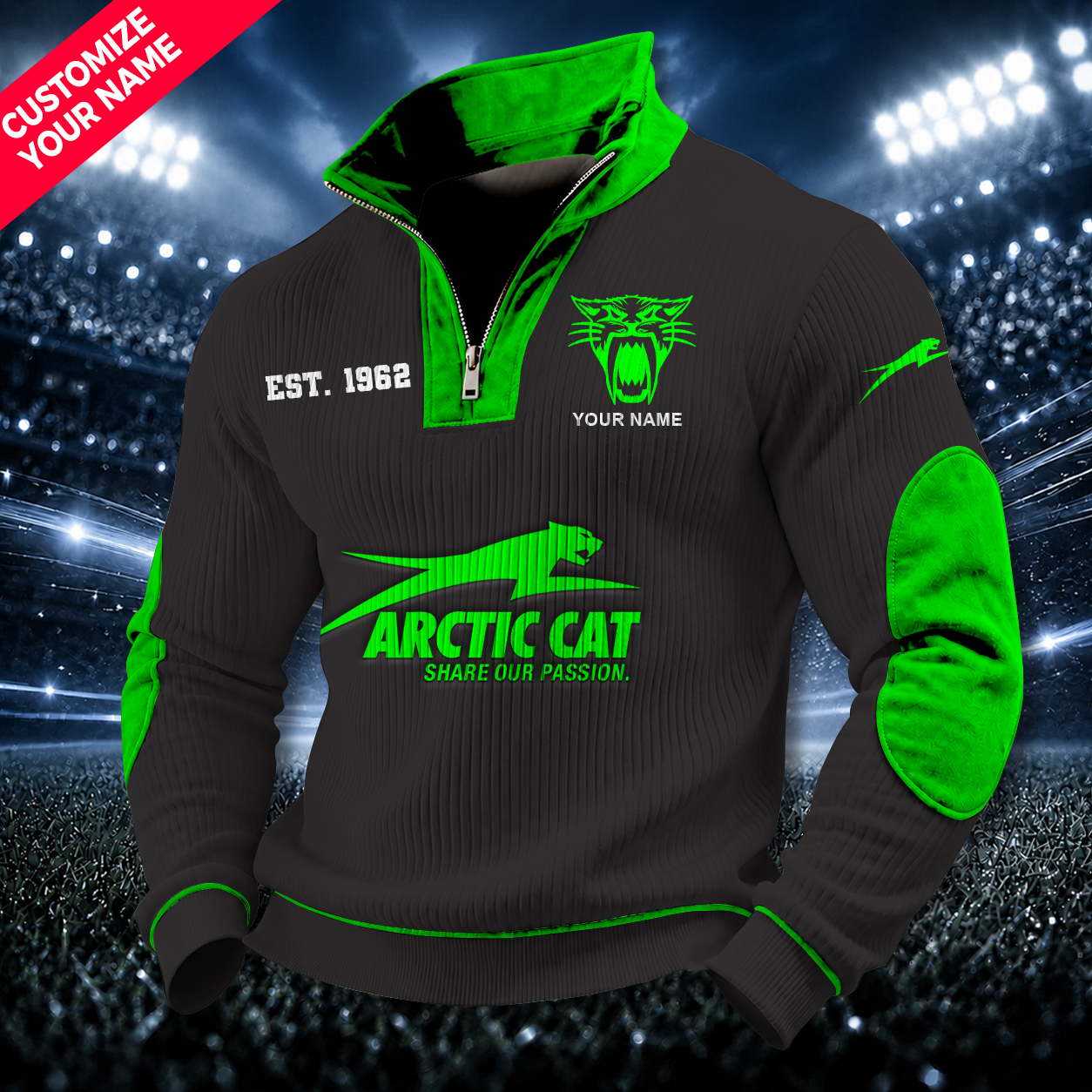 TurboFan Apparel Facebook ad: Built for Arctic Cat Fans