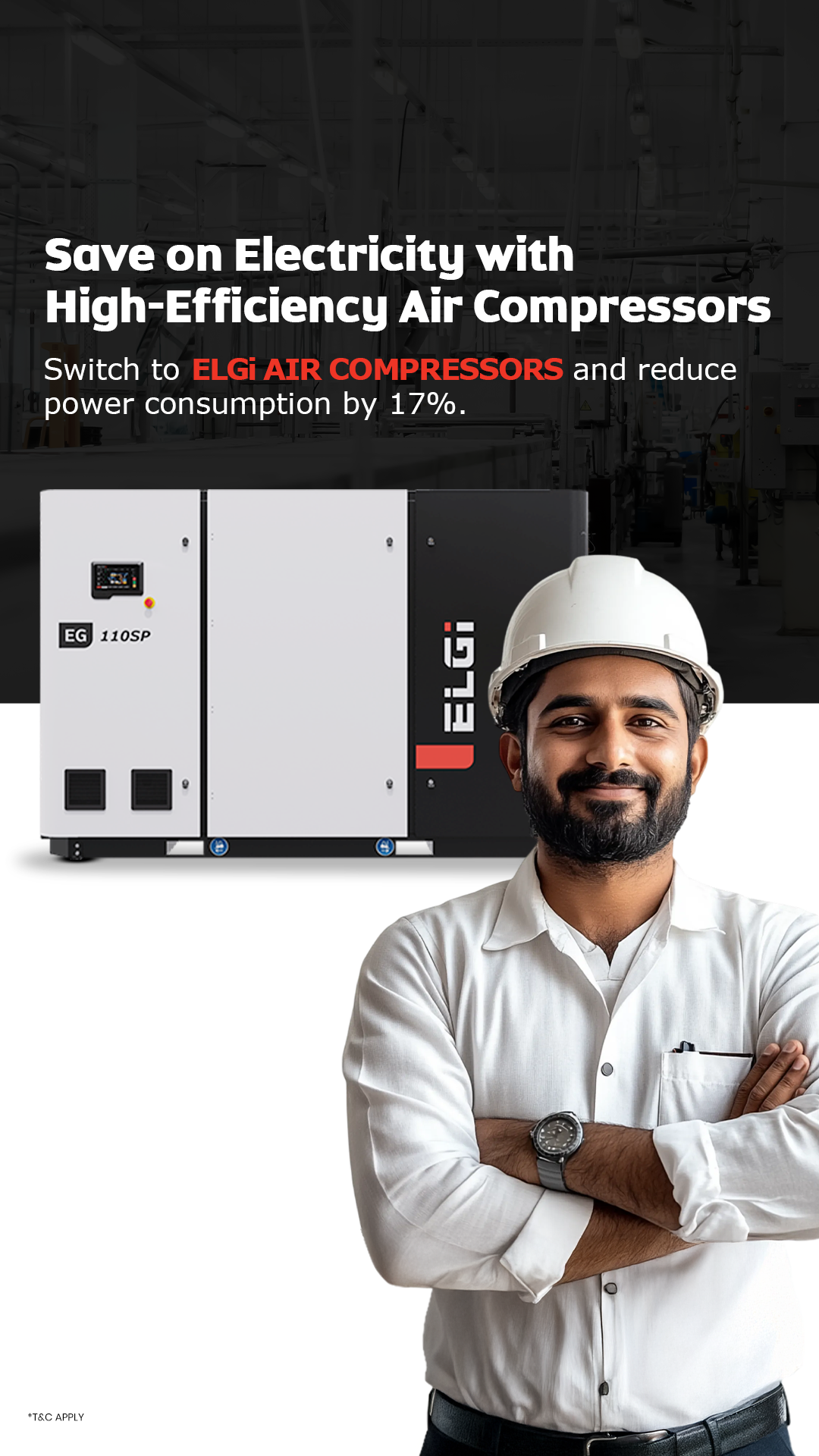 Elgi Equipments Limited Facebook ad from Oct 23, 2025