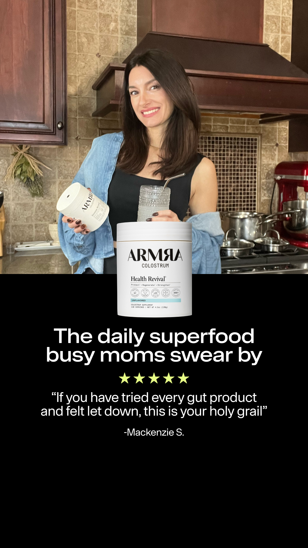 ARMRA Facebook ad