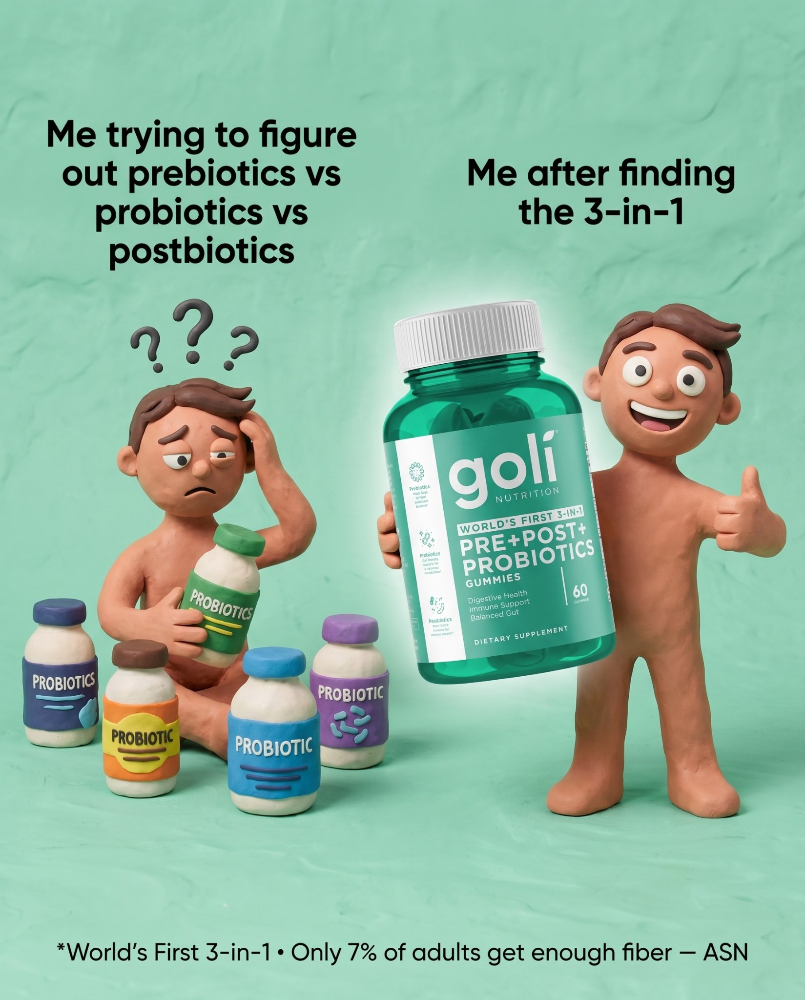 Goli Facebook ad: OVER 60% OFF + 100% FREE Shipping
