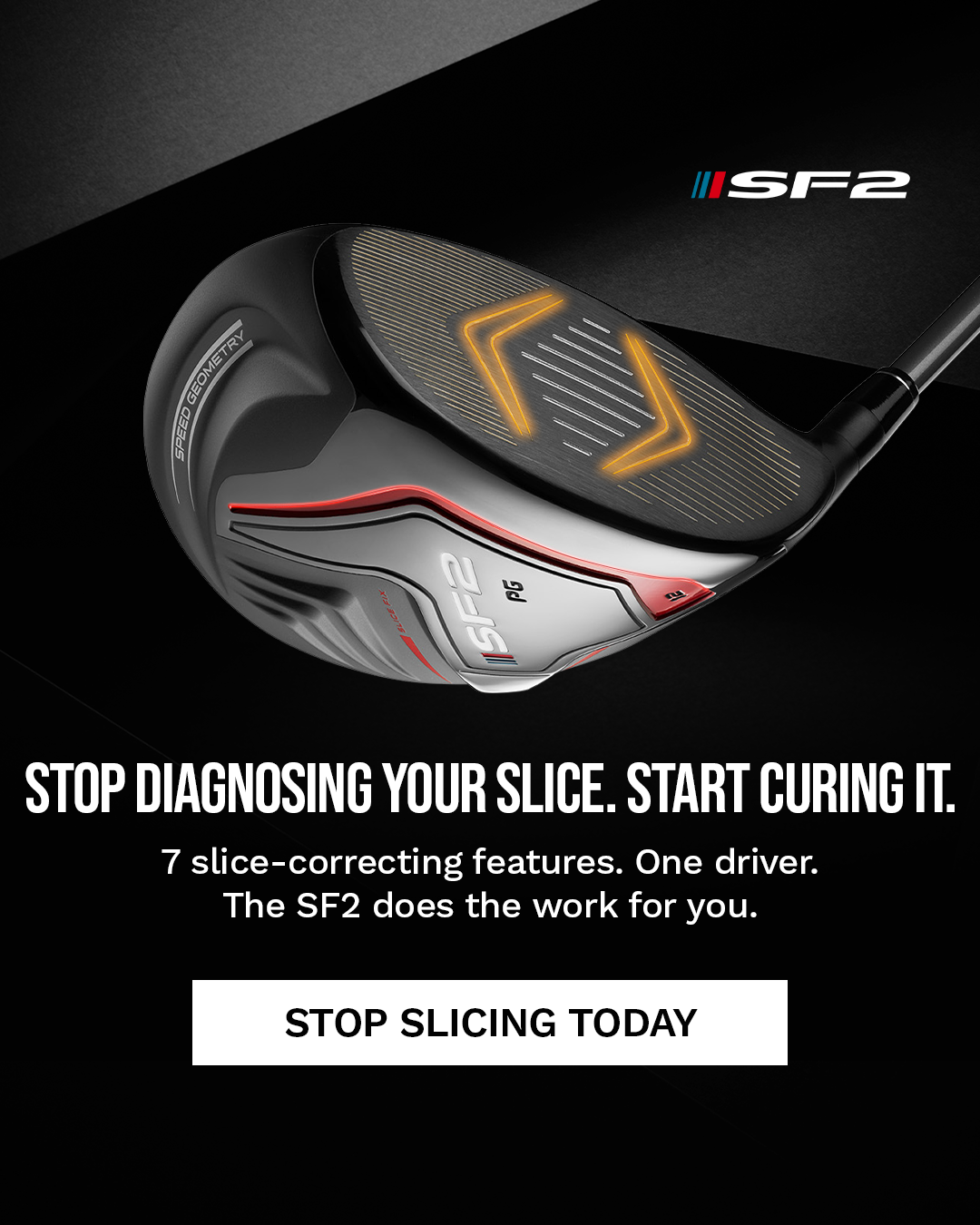 Performance Golf Facebook ad
