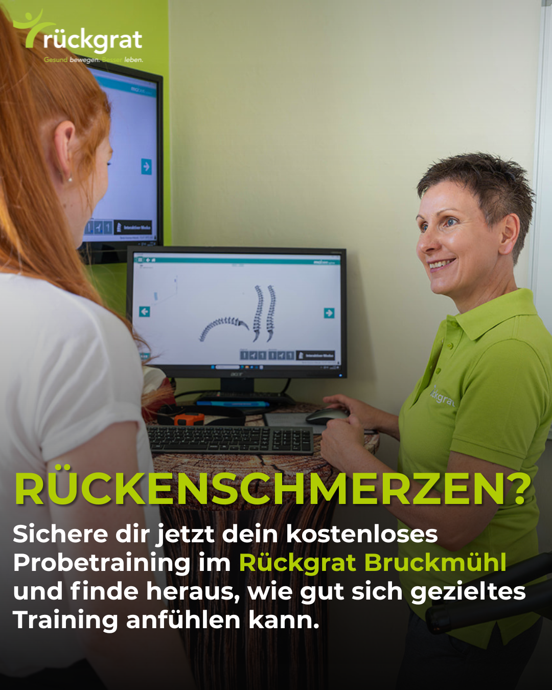 Rückgrat Bruckmühl Facebook ad: Jetzt Probetraining sichern!