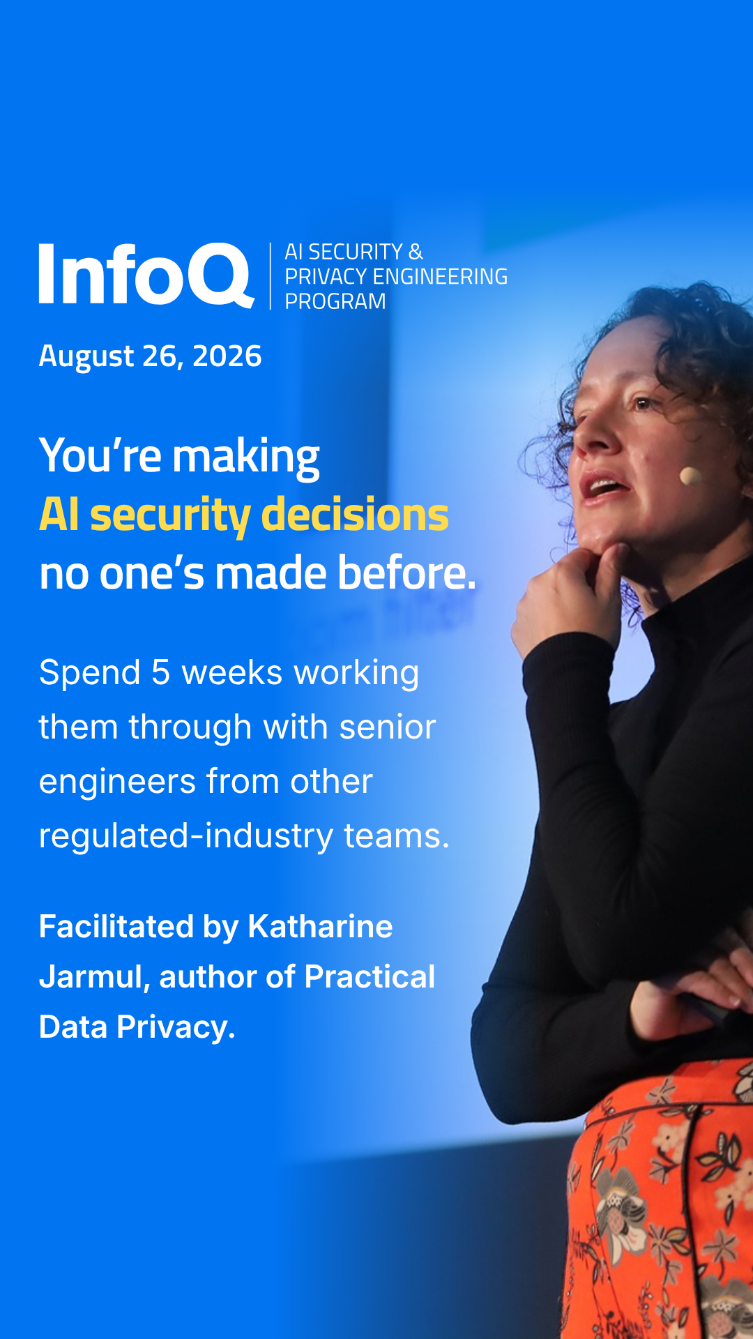 InfoQ Facebook ad: You're shipping AI in a regulated industry, making…