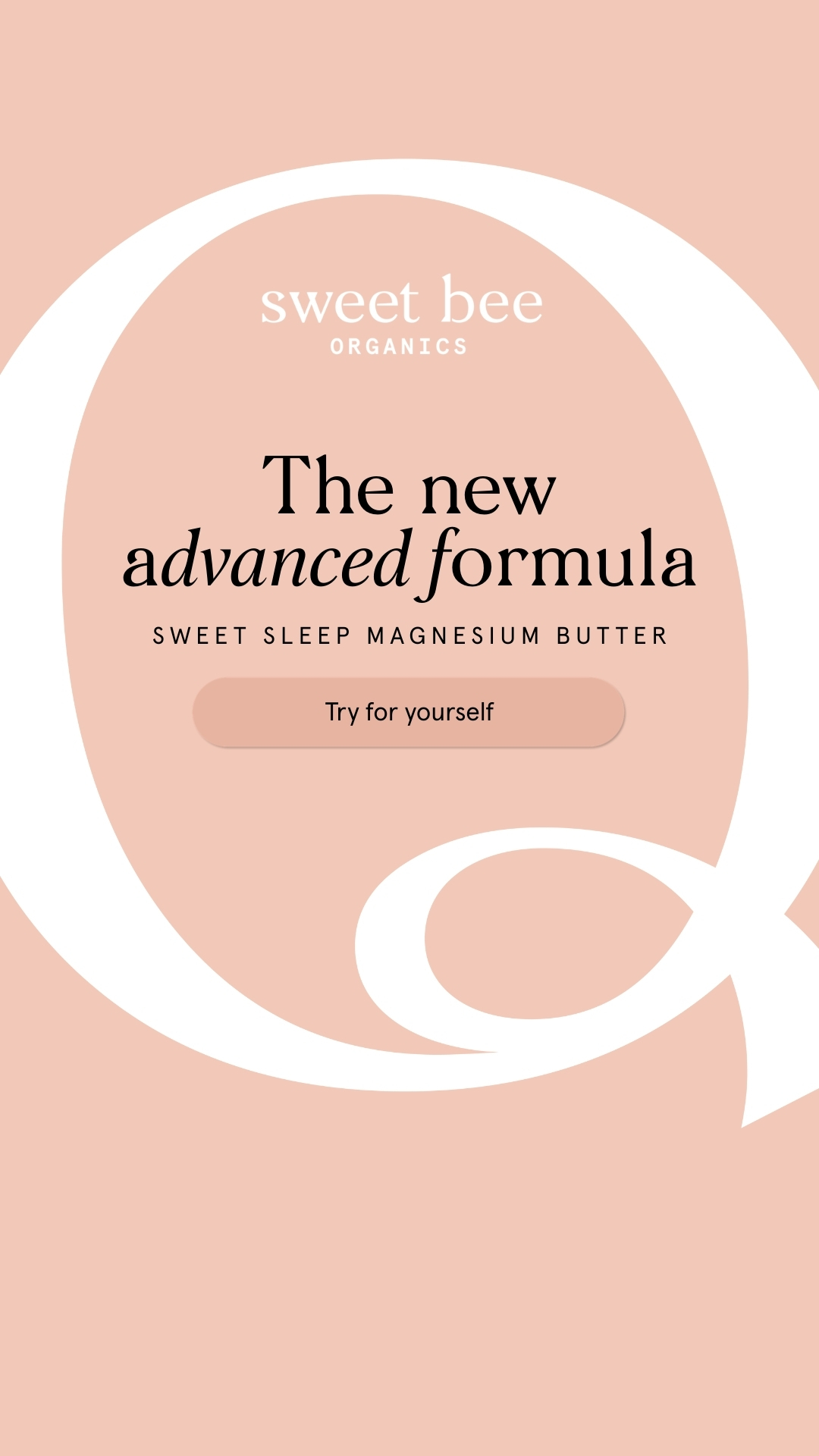 Sweet Bee Organics Facebook ad