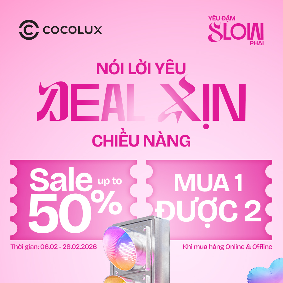 Cocolux Facebook ad: DEAL XỊN CHIỀU NÀNG - THAY CHÀNG NÓI…